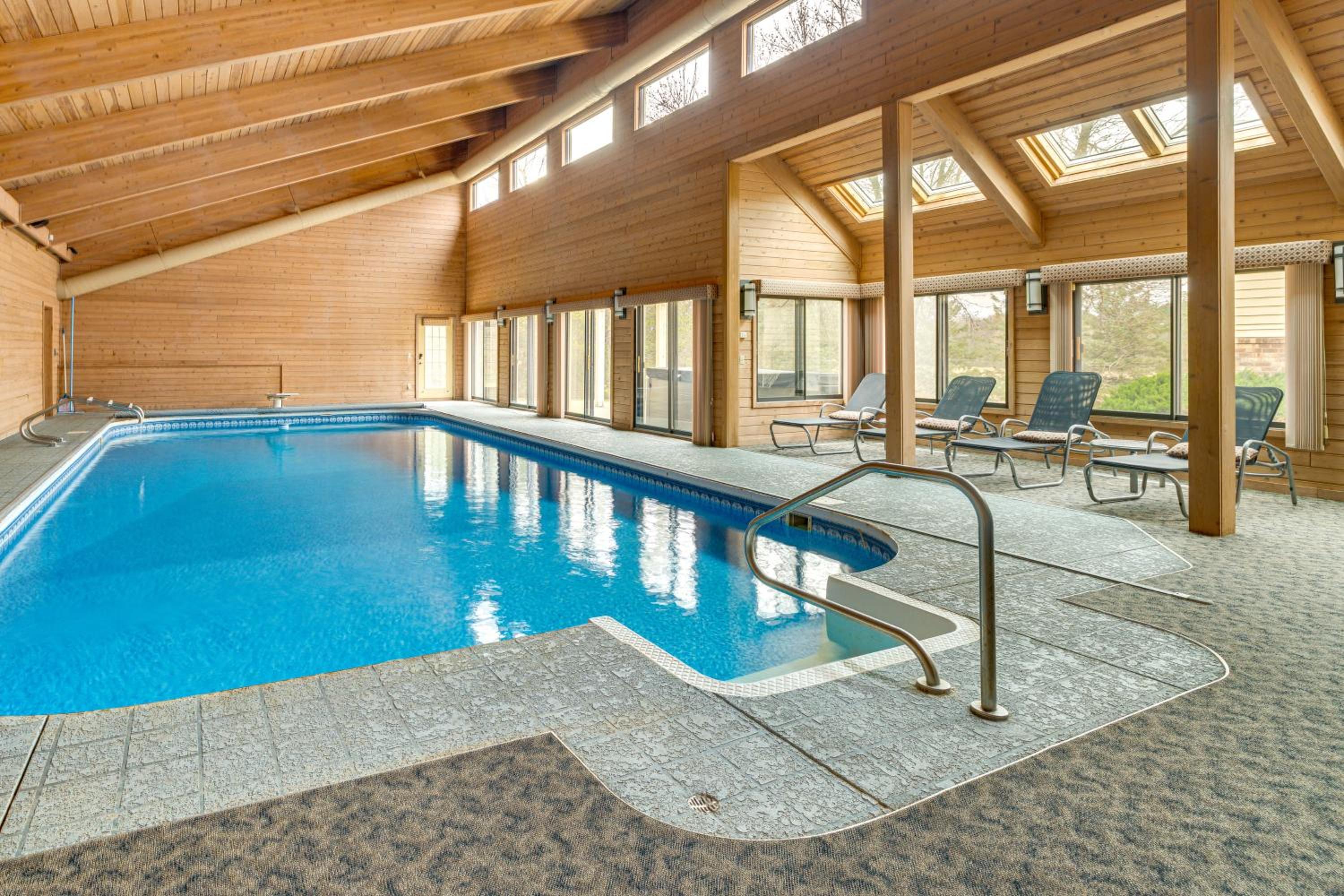 Luxe Long Lake Estate! Courts, Pool and Game Room