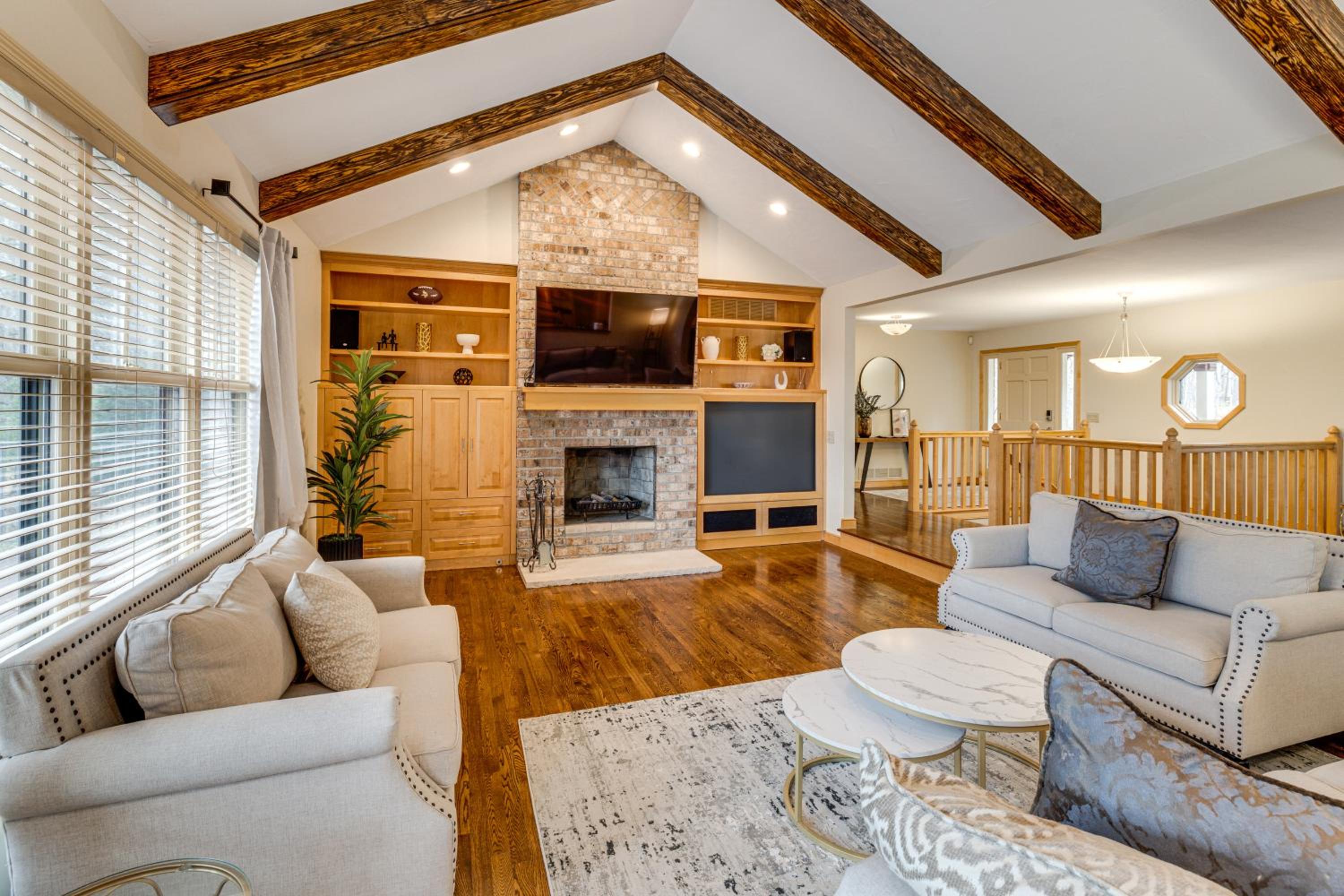 Luxe Long Lake Estate! Courts, Pool and Game Room