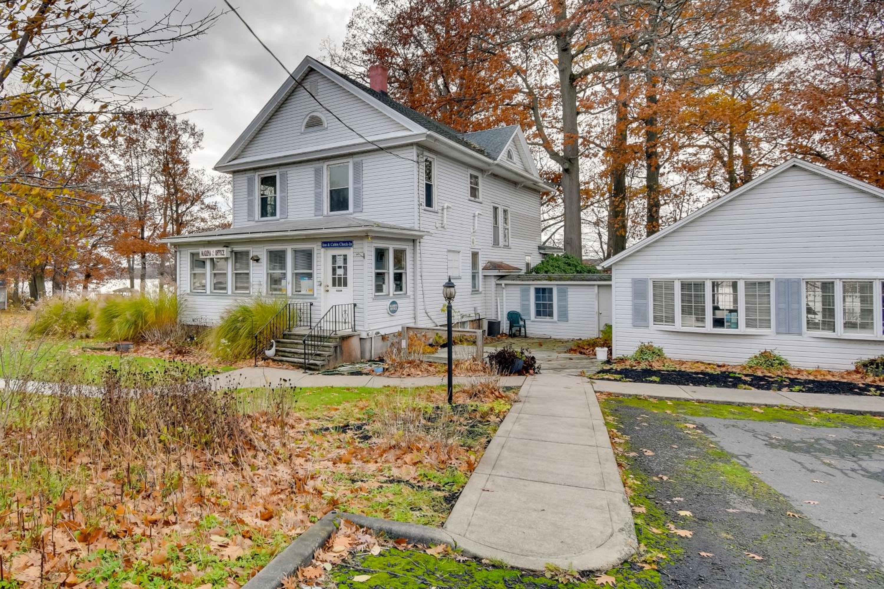 Lake Access and Incredible Views at Sodus Bay Home!