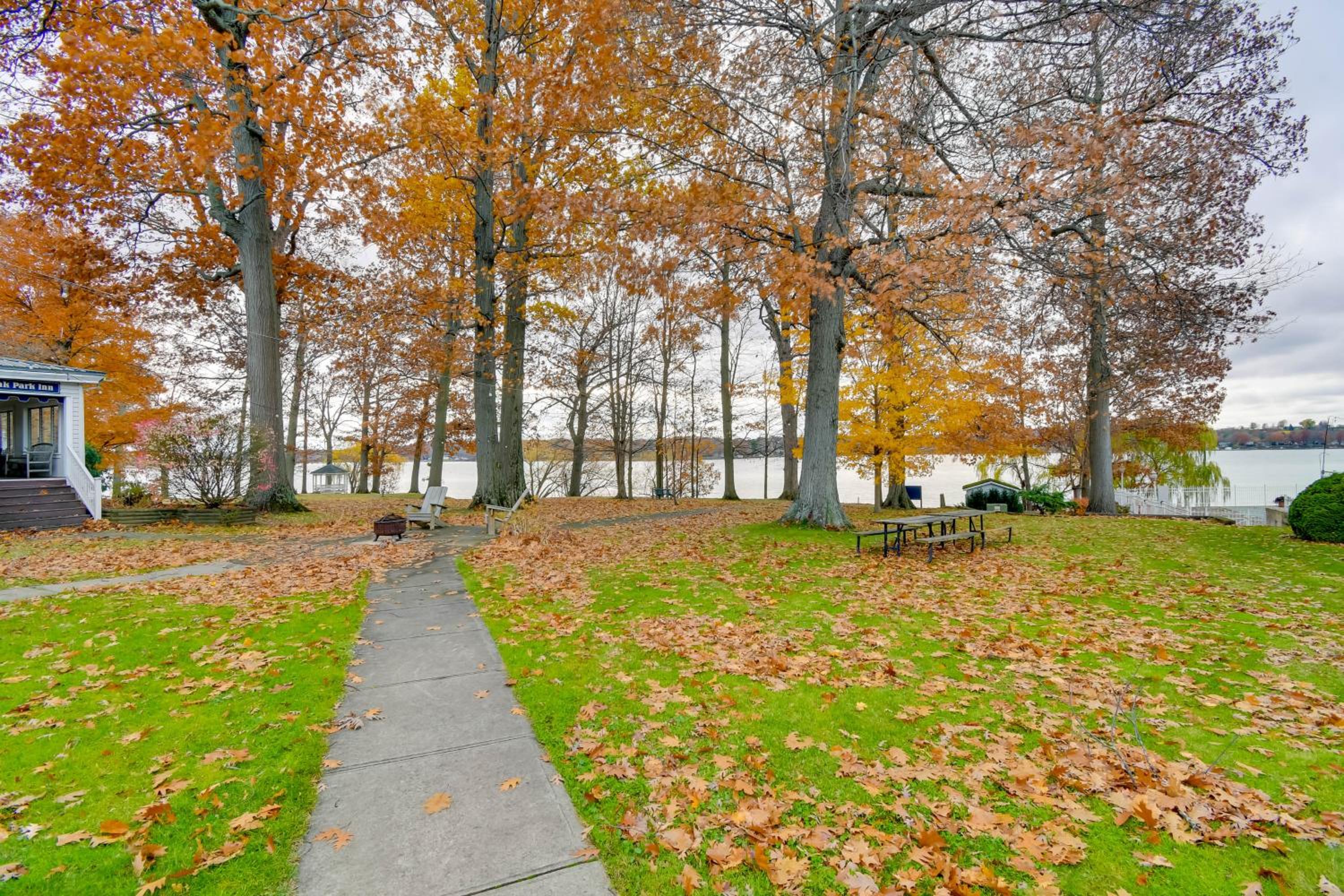 Lake Access and Incredible Views at Sodus Bay Home!