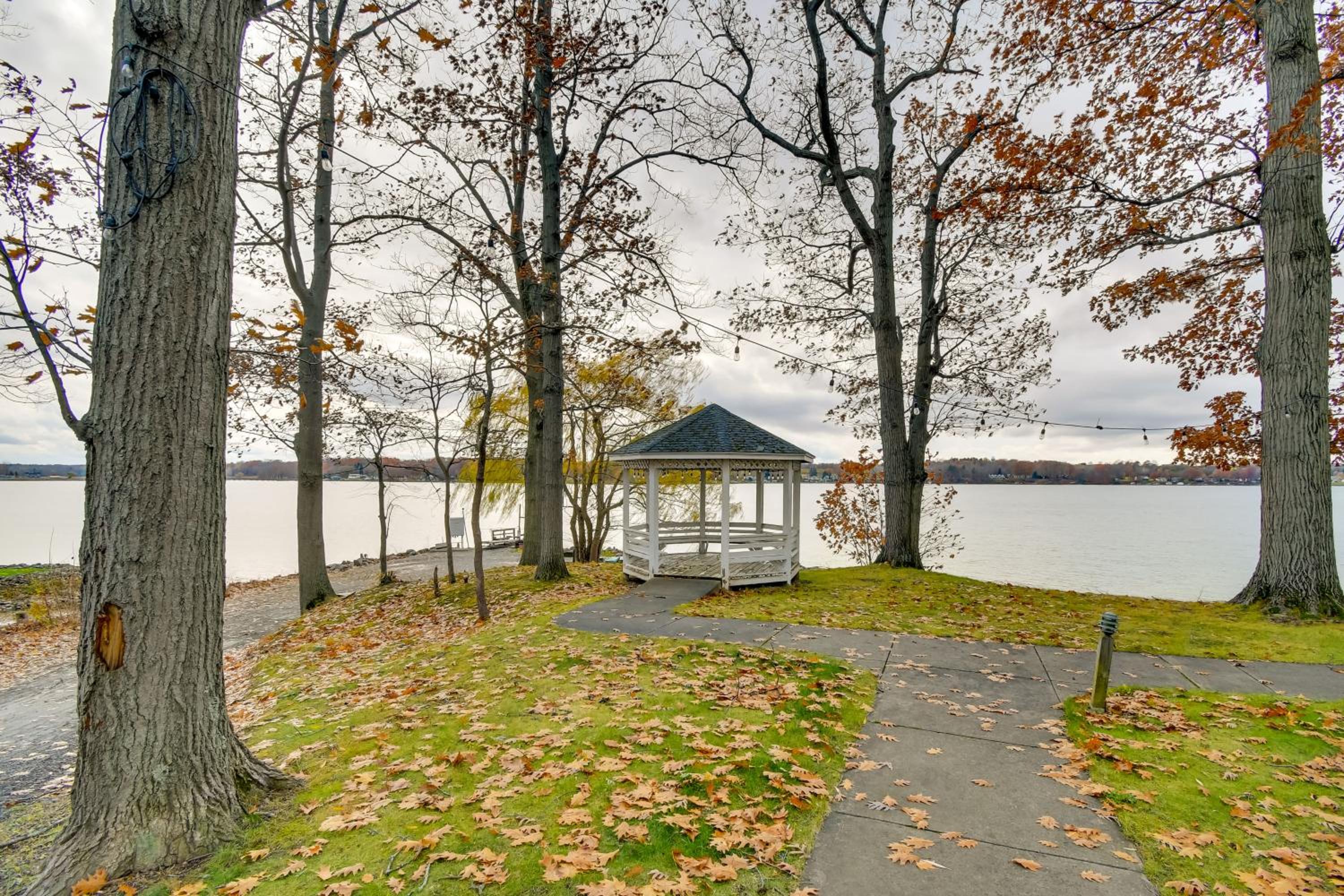 Lake Access and Incredible Views at Sodus Bay Home!