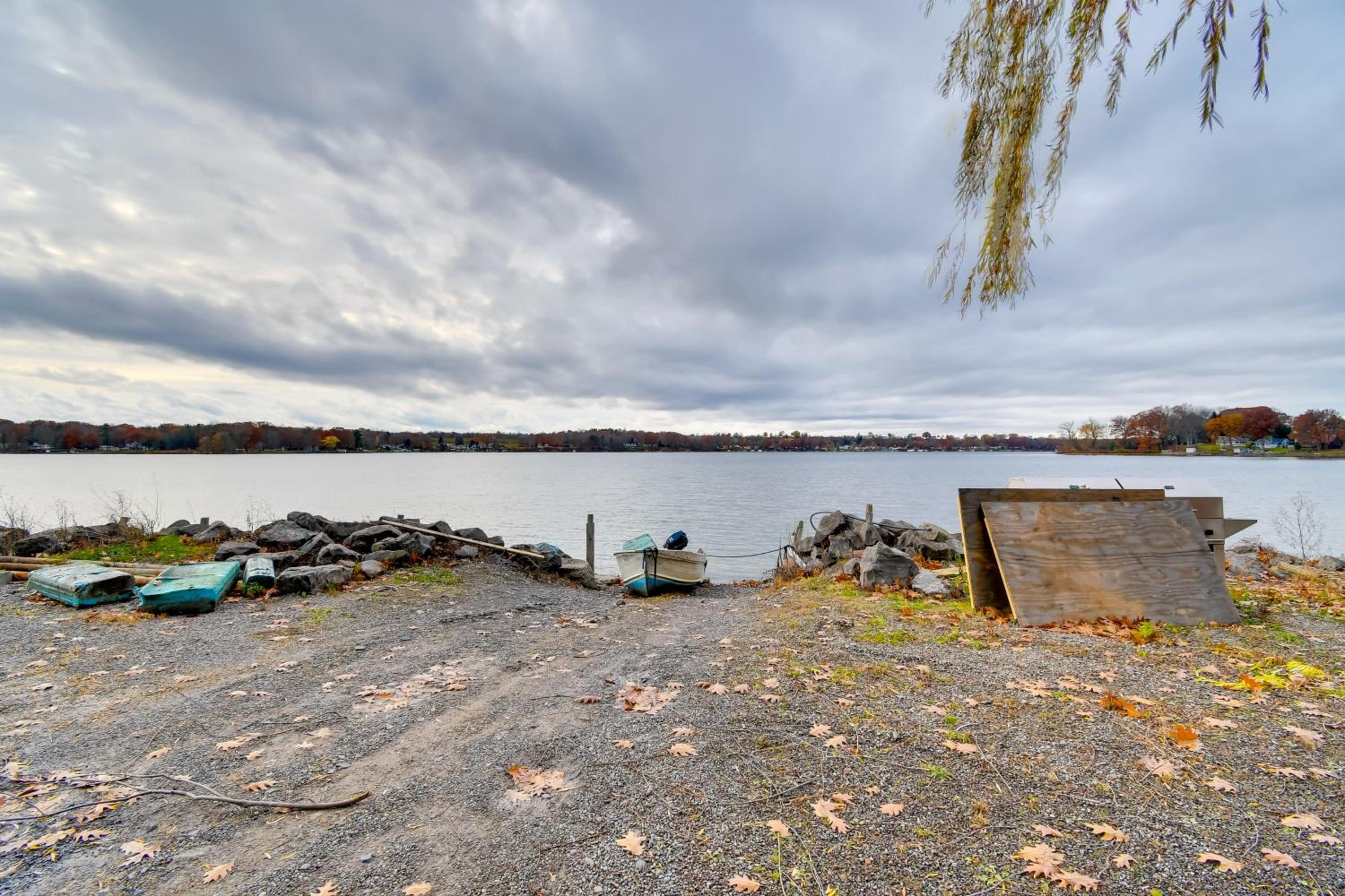 Lake Access and Incredible Views at Sodus Bay Home!