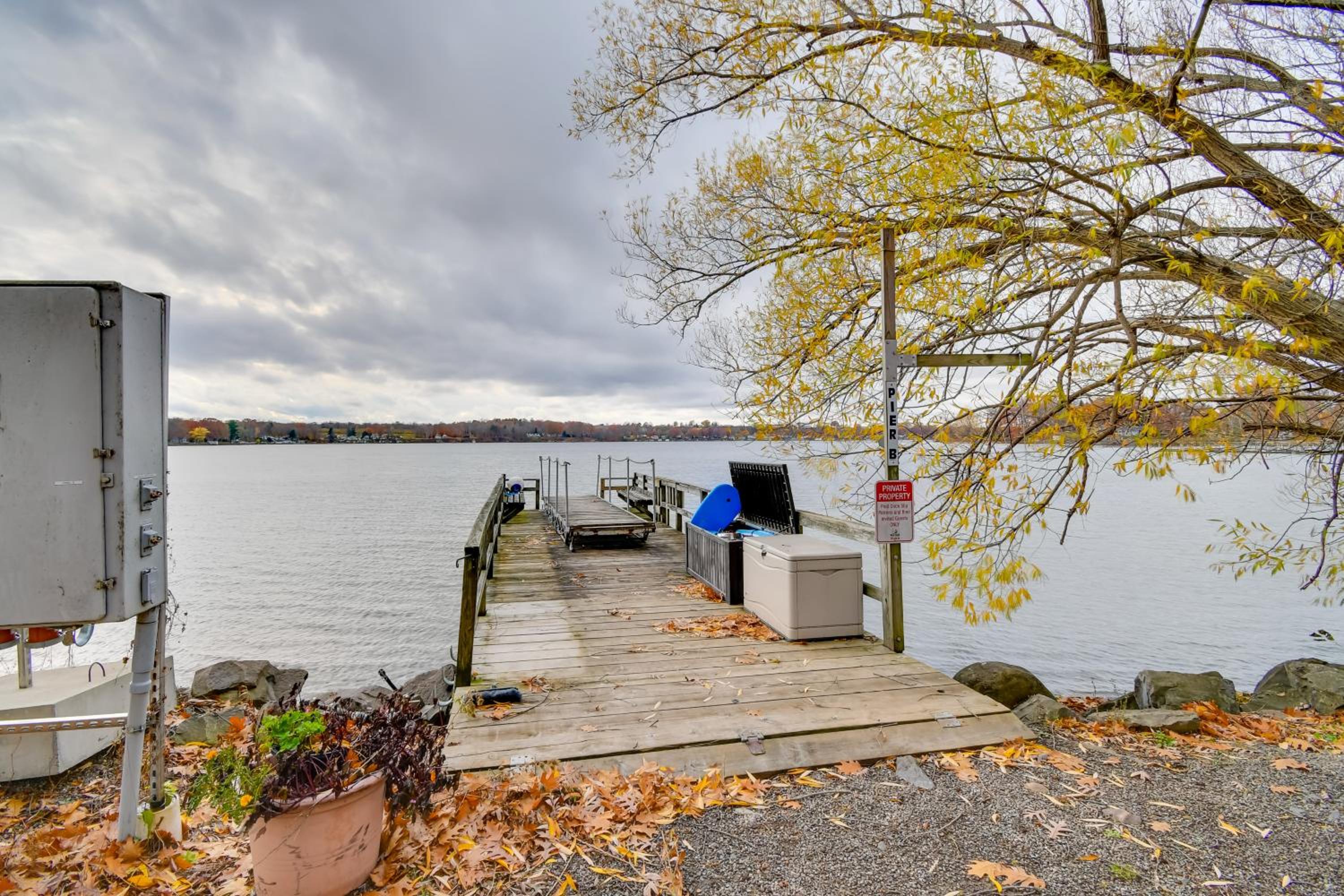 Lake Access and Incredible Views at Sodus Bay Home!