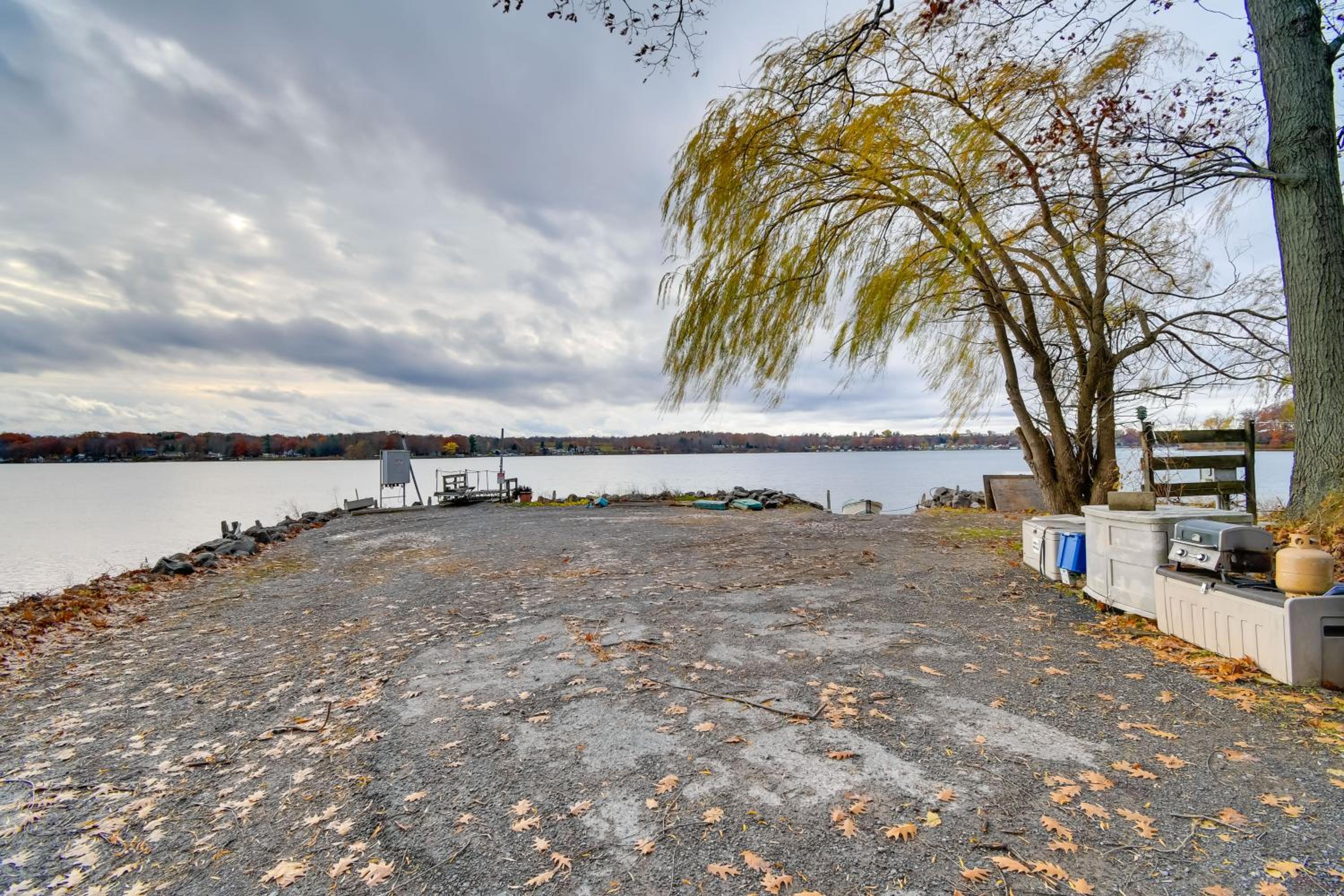 Lake Access and Incredible Views at Sodus Bay Home!