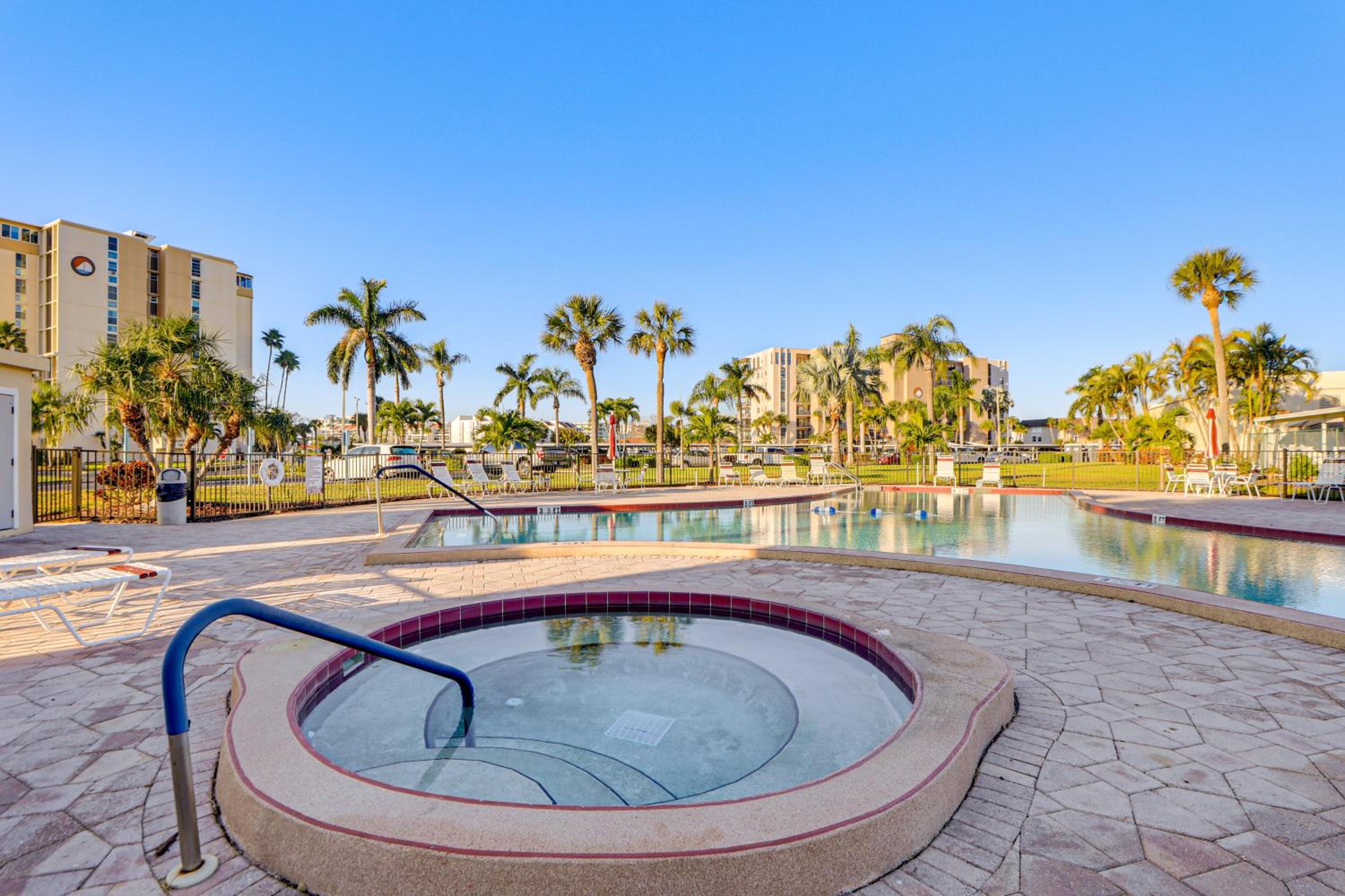 Great View, Resort Perks! Waterfront St Pete Condo