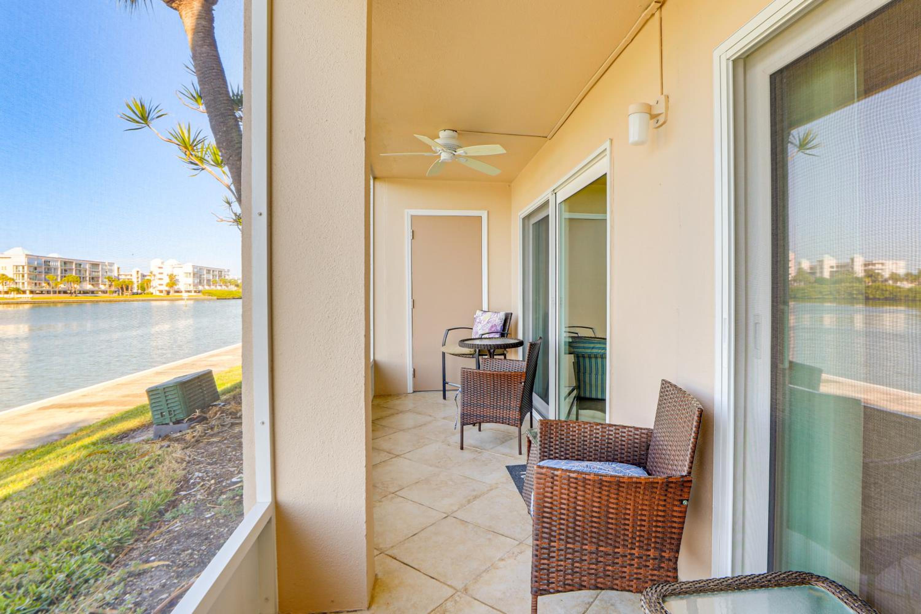 Great View, Resort Perks! Waterfront St Pete Condo