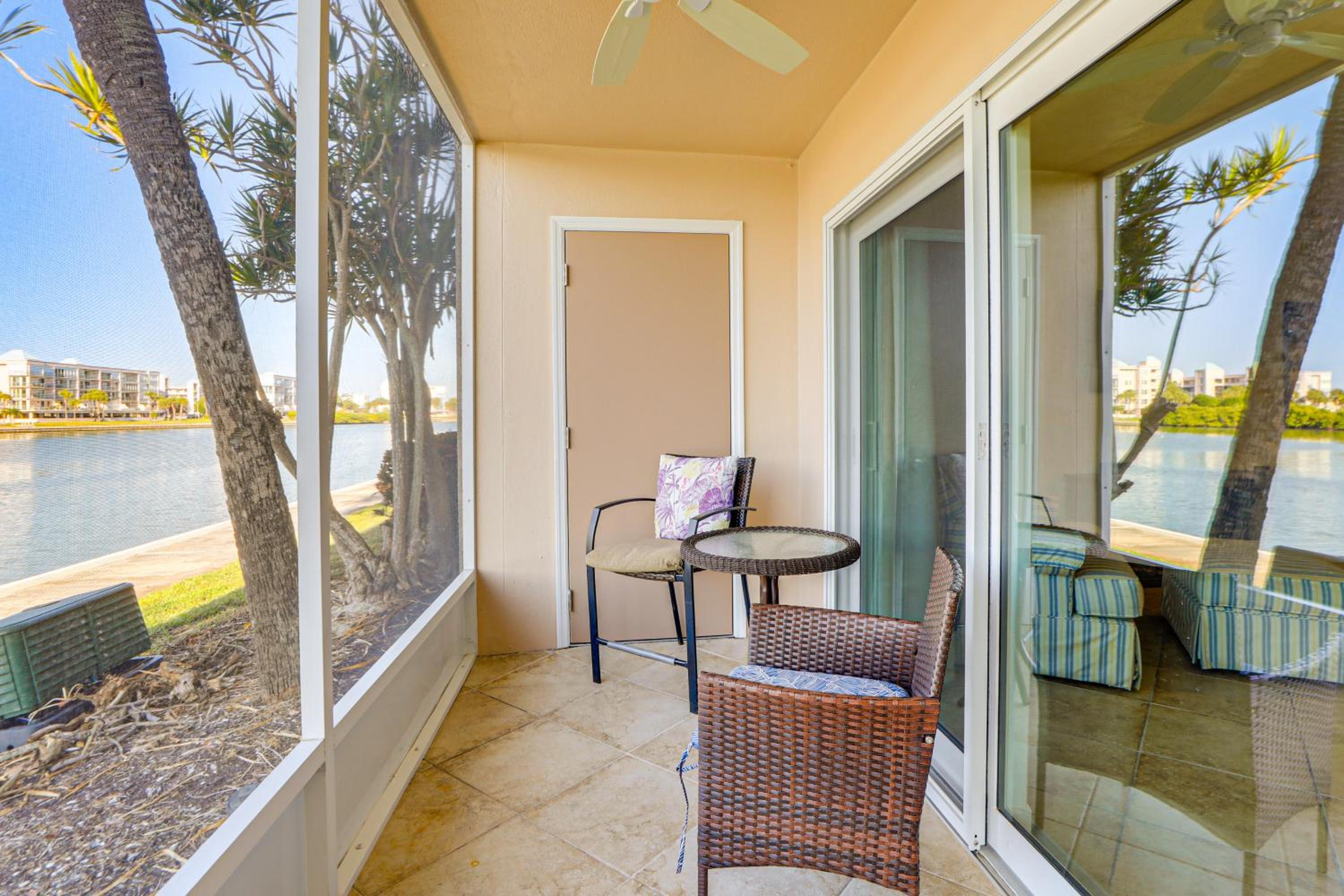 Great View, Resort Perks! Waterfront St Pete Condo