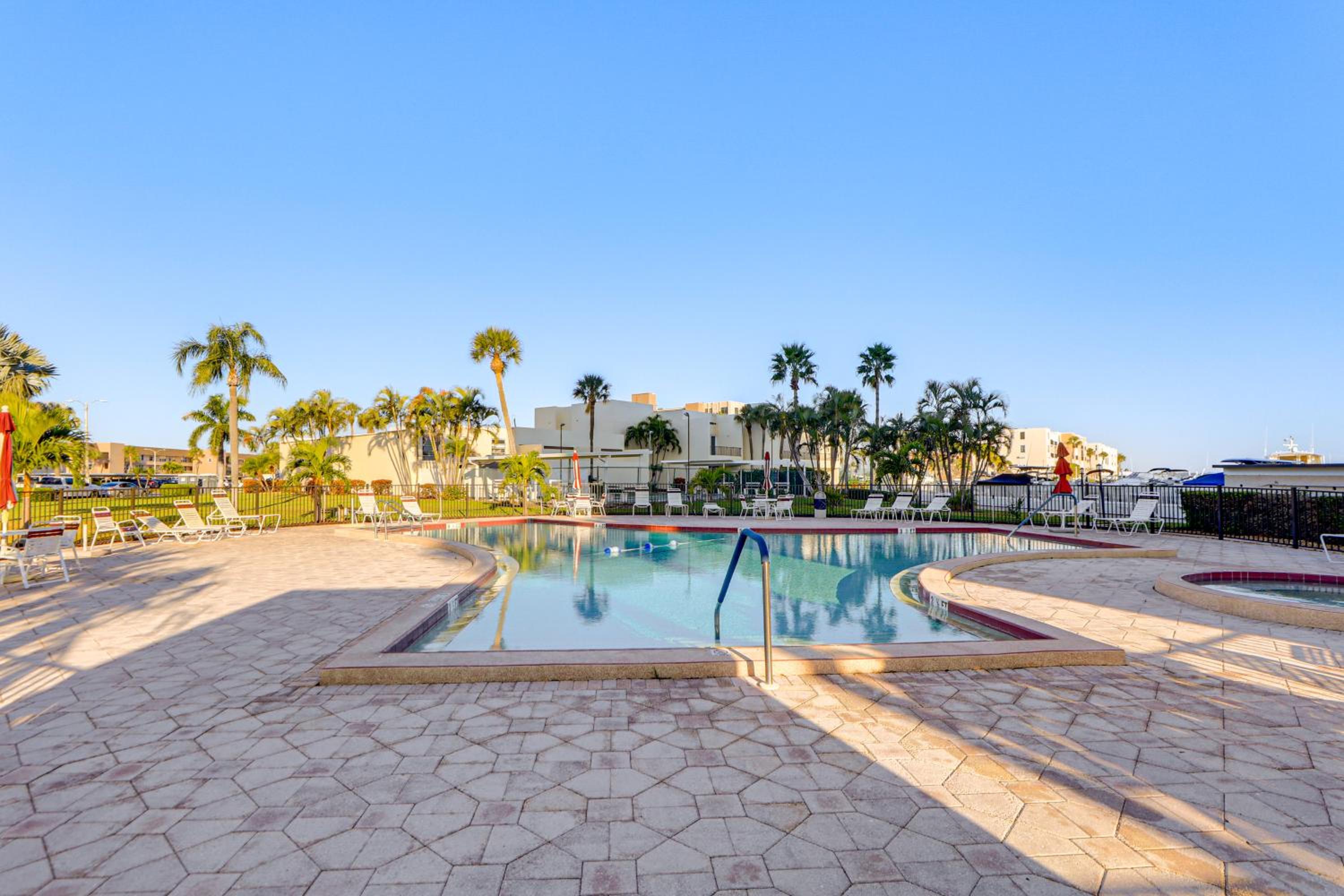 Great View, Resort Perks! Waterfront St Pete Condo