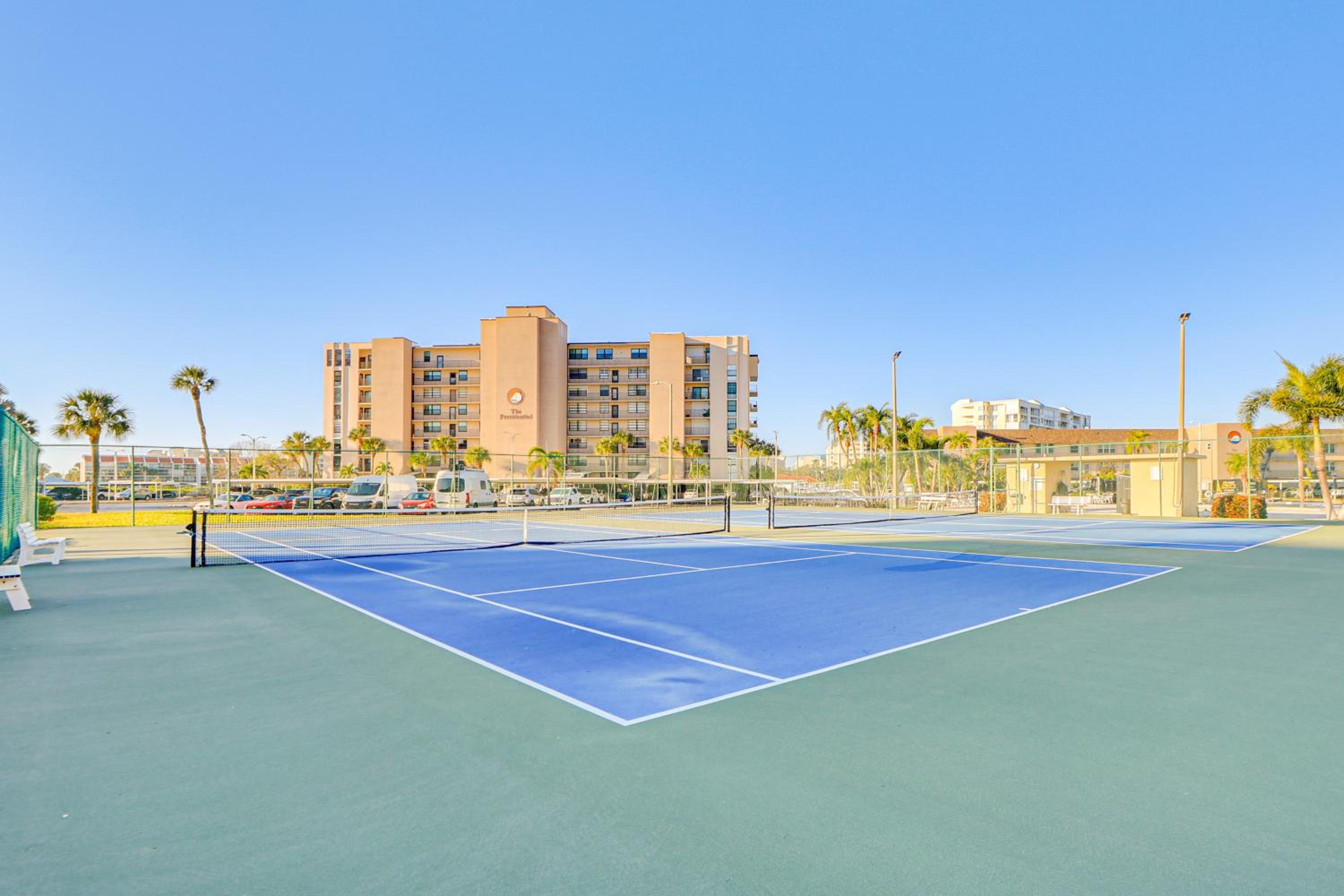 Great View, Resort Perks! Waterfront St Pete Condo