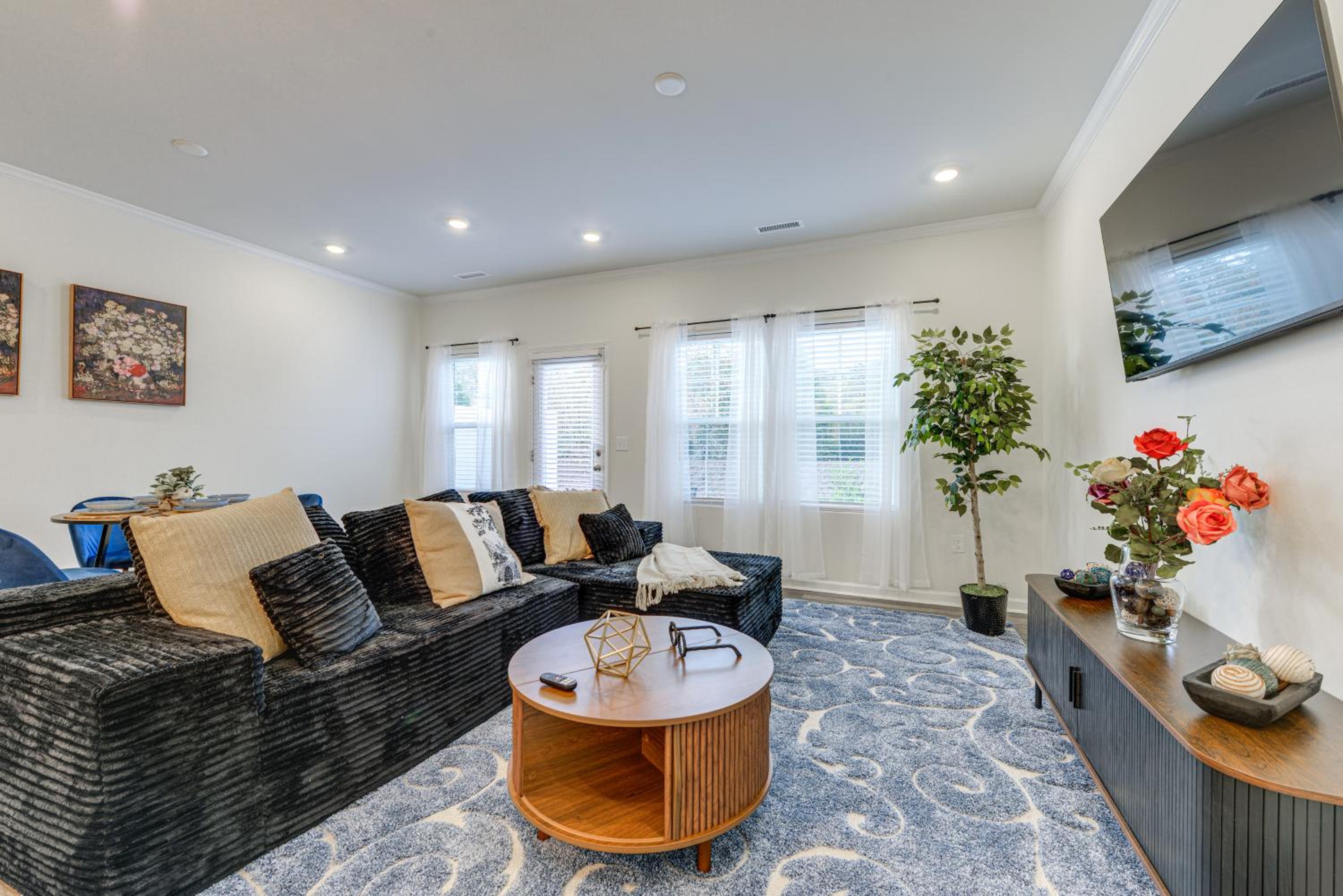 Private Patio! Sleek and Stylish Smithfield Townhome