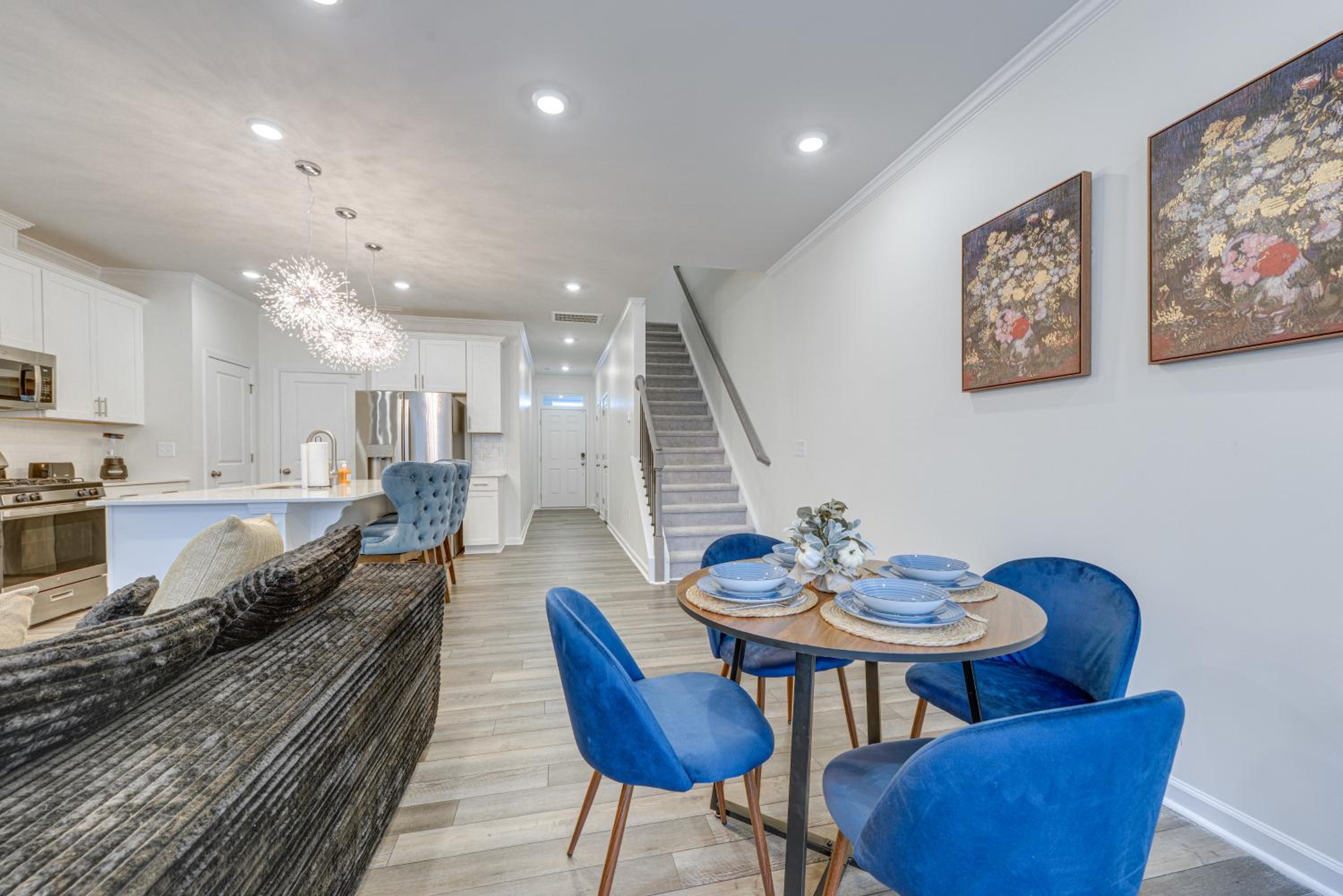 Private Patio! Sleek and Stylish Smithfield Townhome