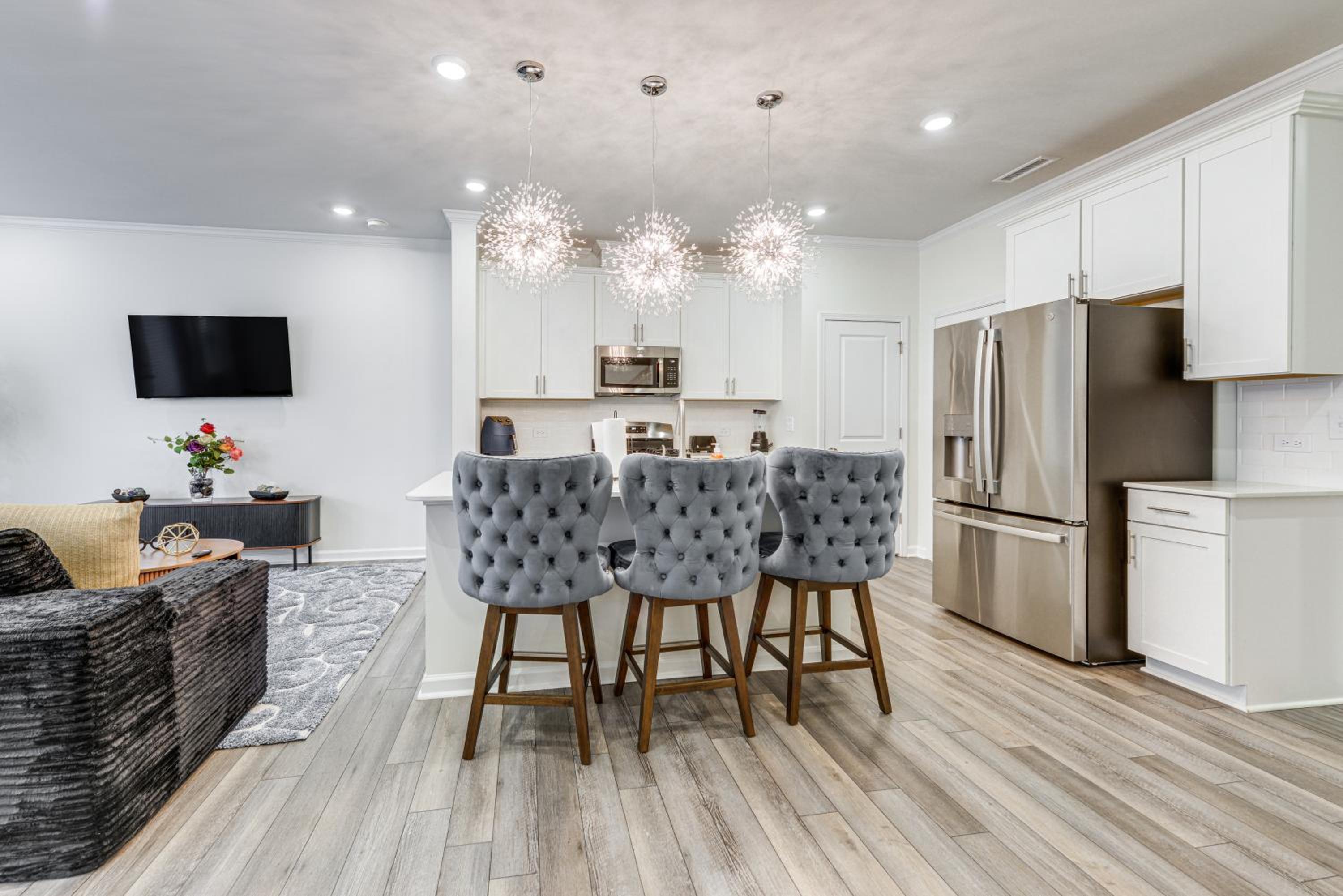 Private Patio! Sleek and Stylish Smithfield Townhome