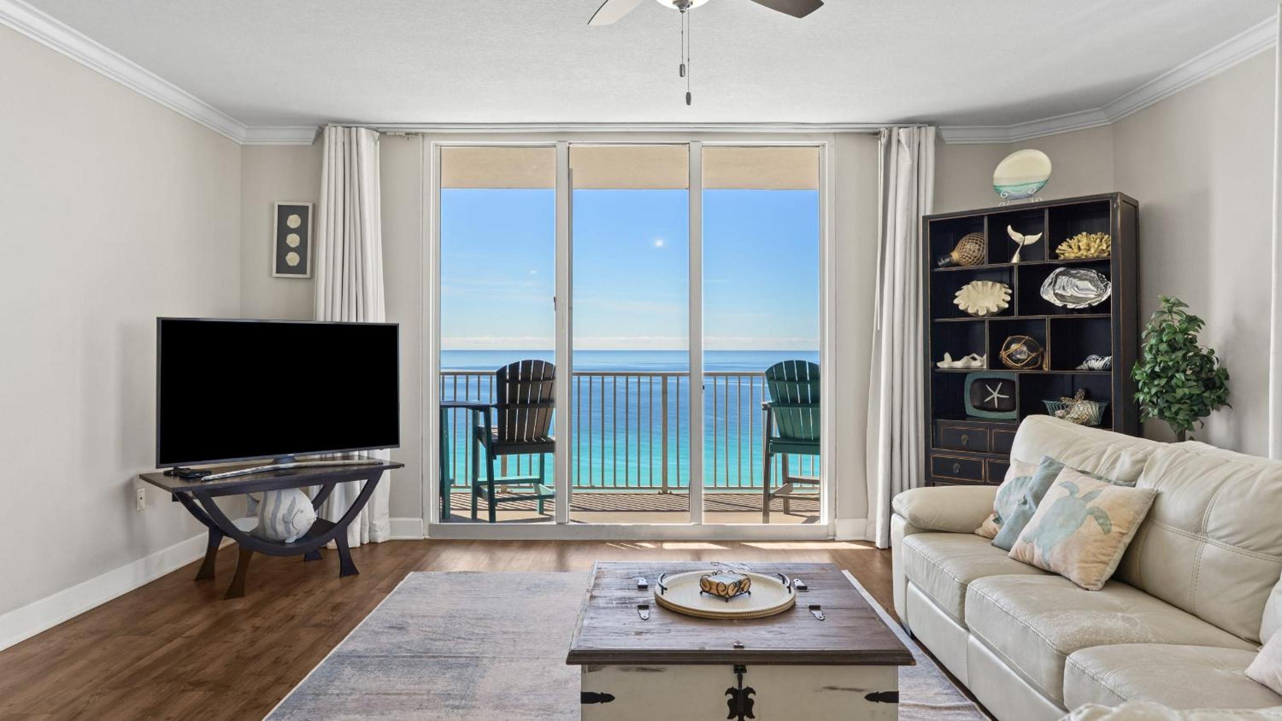 Gulf-Front PCB Condo w Balcony Resort Amenities Game Room Pools Beach Gear Tortuga 1301 by AvantStay