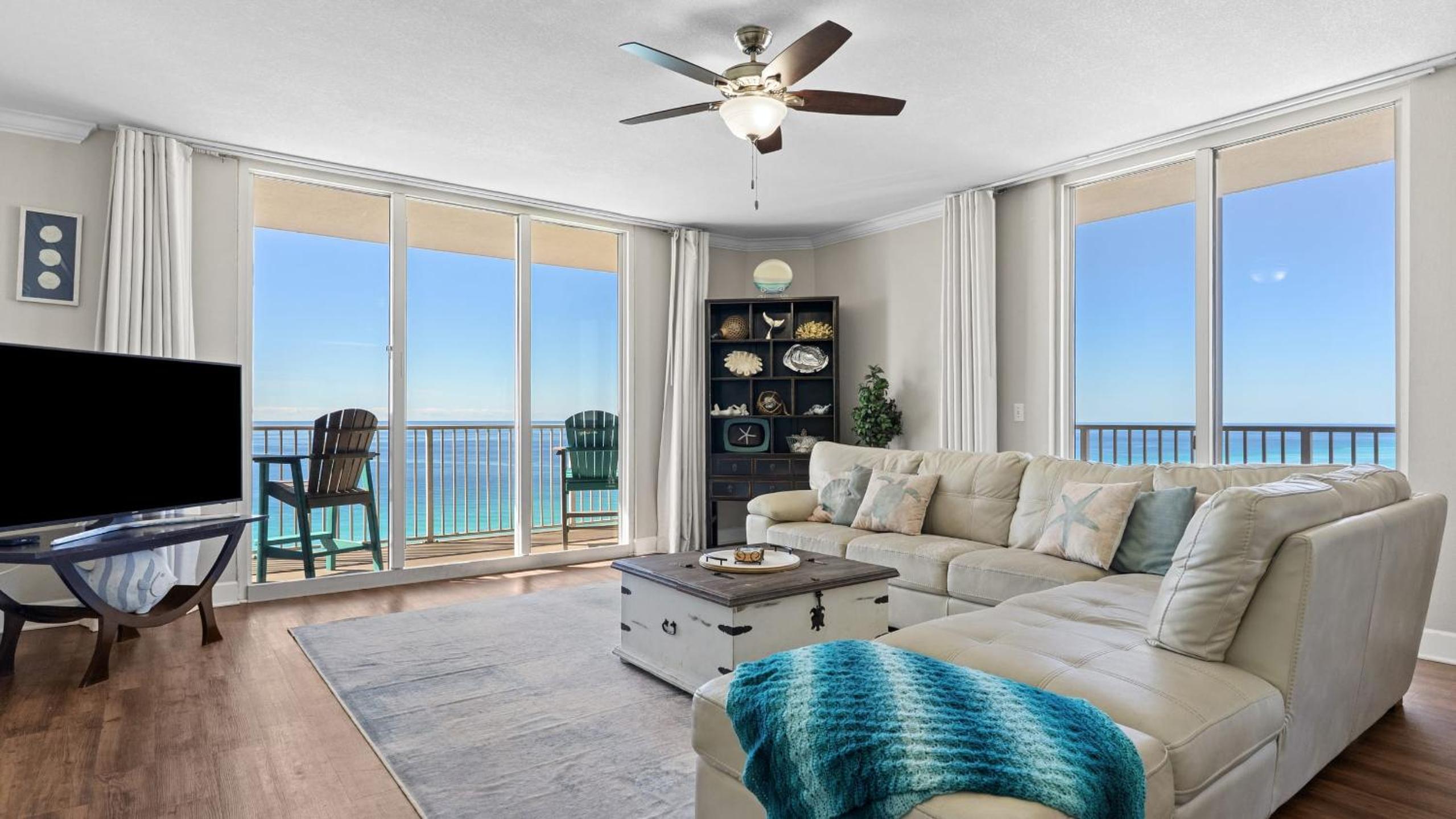 Gulf-Front PCB Condo w Balcony Resort Amenities Game Room Pools Beach Gear Tortuga 1301 by AvantStay