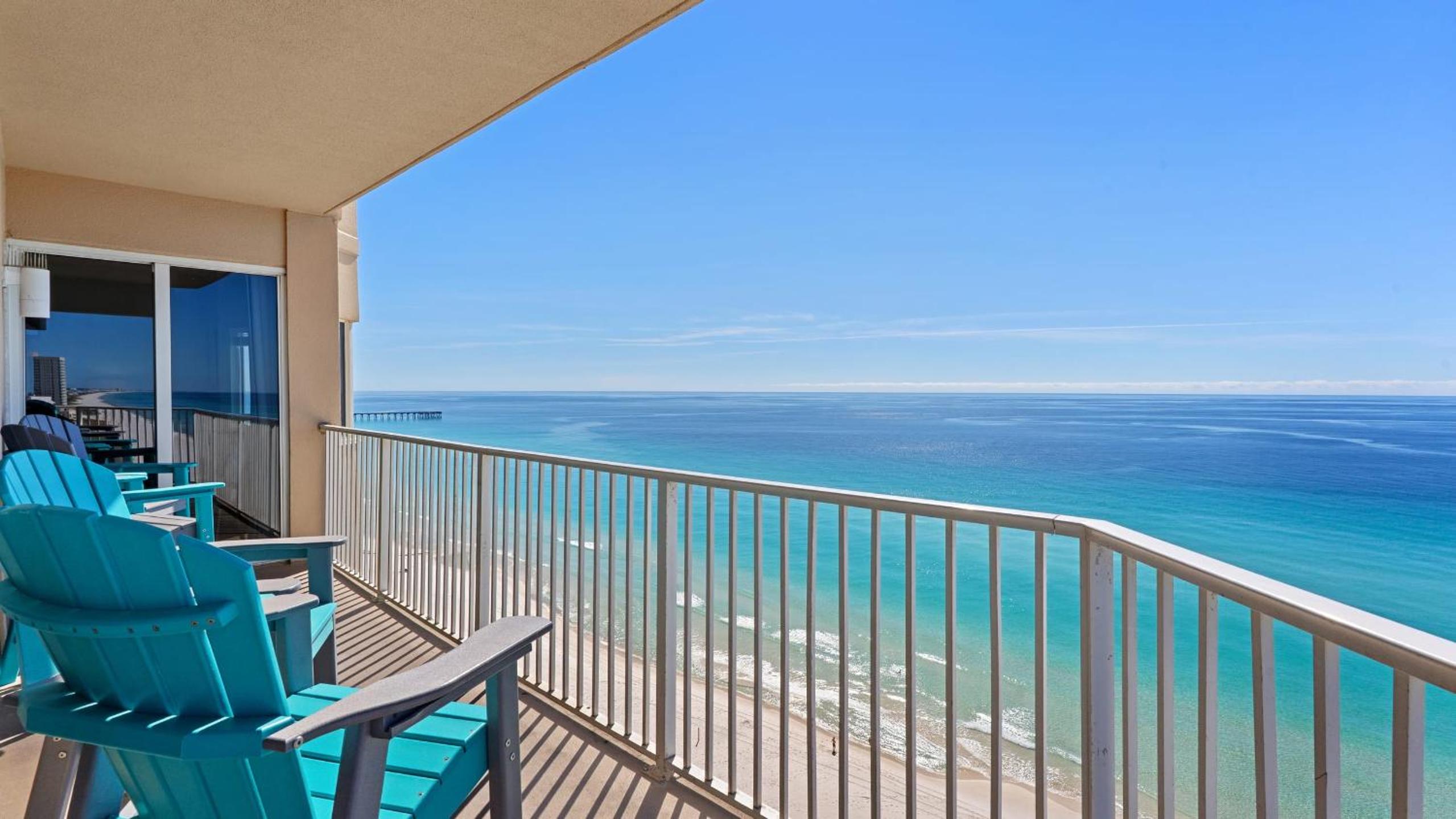 Gulf-Front PCB Condo w Balcony Resort Amenities Game Room Pools Beach Gear Tortuga 1301 by AvantStay