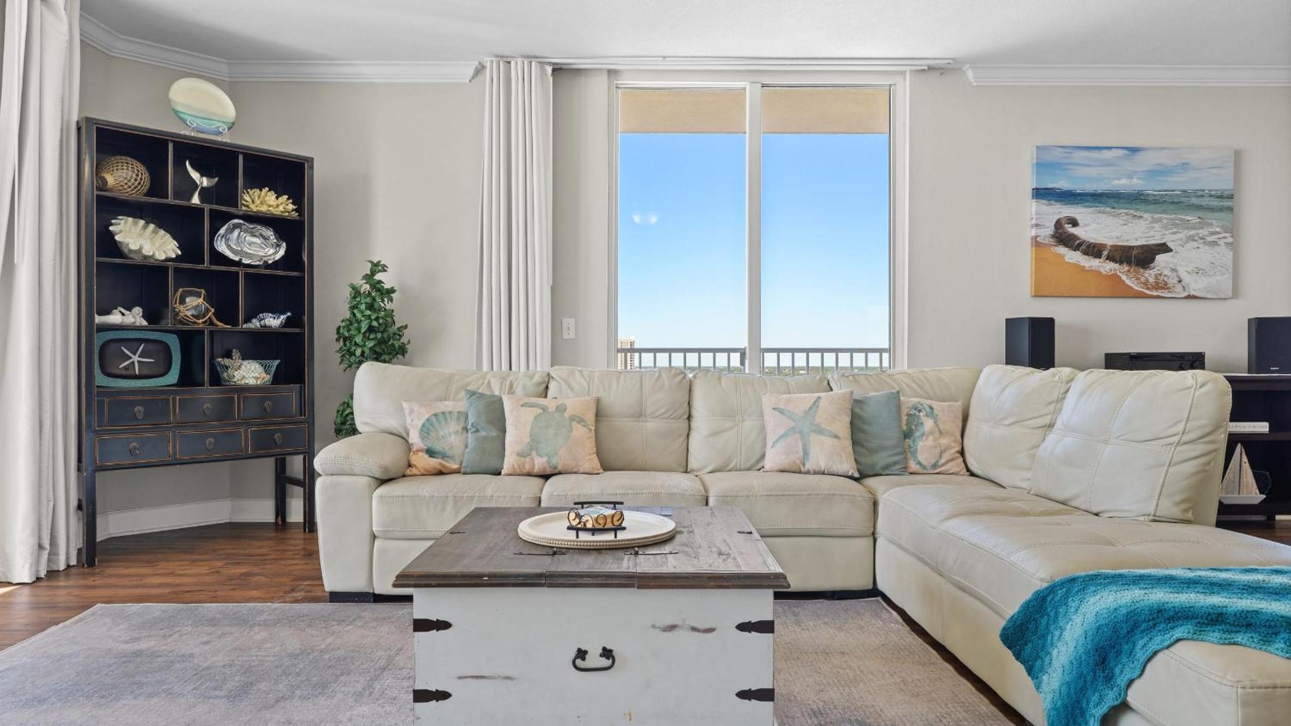 Gulf-Front PCB Condo w Balcony Resort Amenities Game Room Pools Beach Gear Tortuga 1301 by AvantStay
