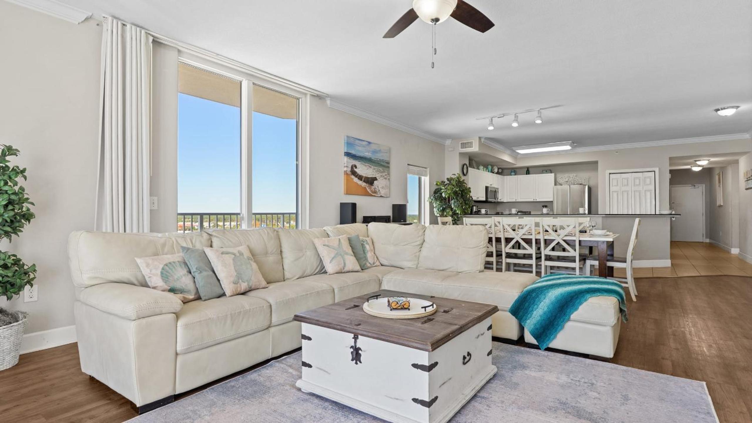 Gulf-Front PCB Condo w Balcony Resort Amenities Game Room Pools Beach Gear Tortuga 1301 by AvantStay