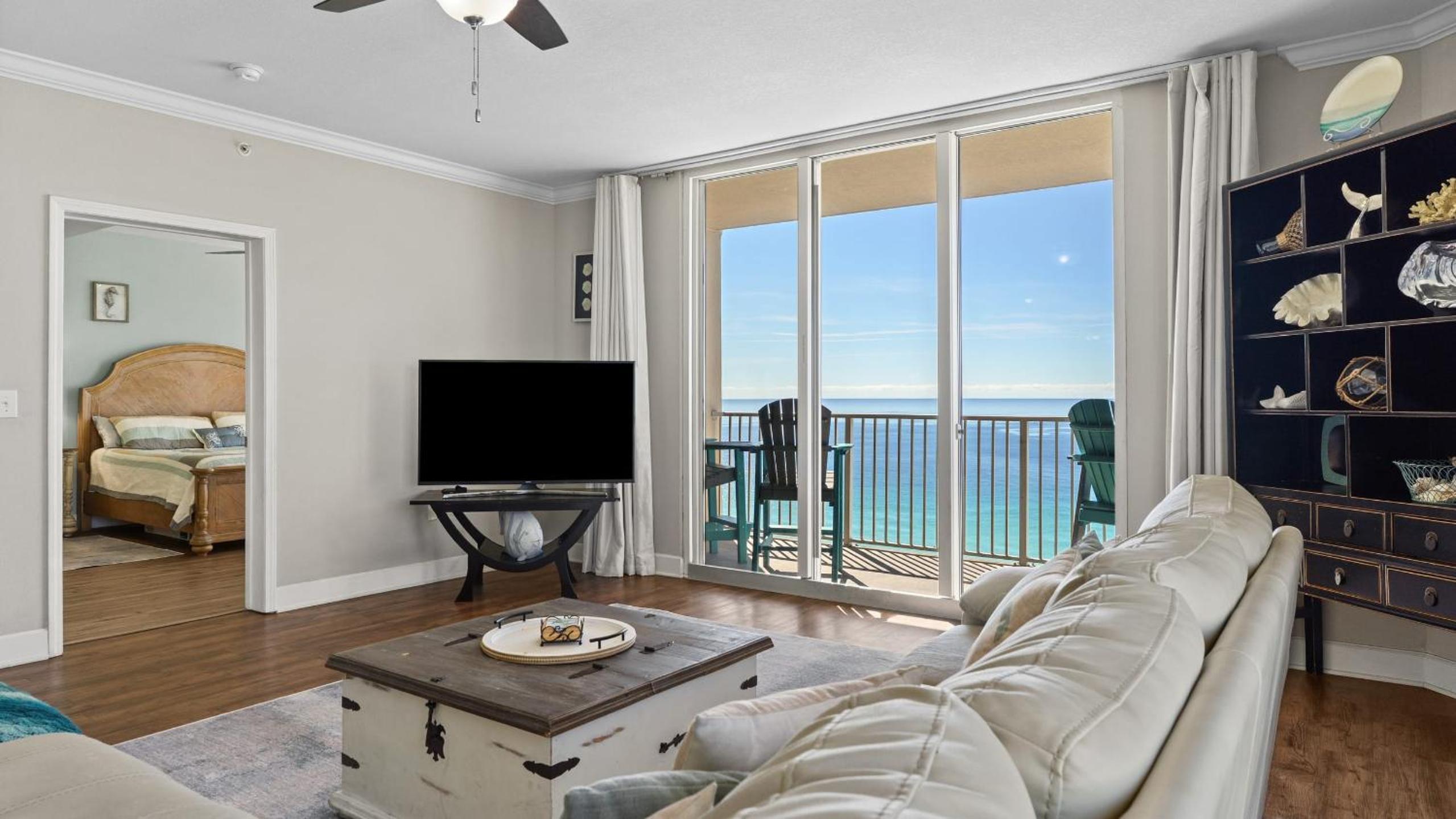 Gulf-Front PCB Condo w Balcony Resort Amenities Game Room Pools Beach Gear Tortuga 1301 by AvantStay