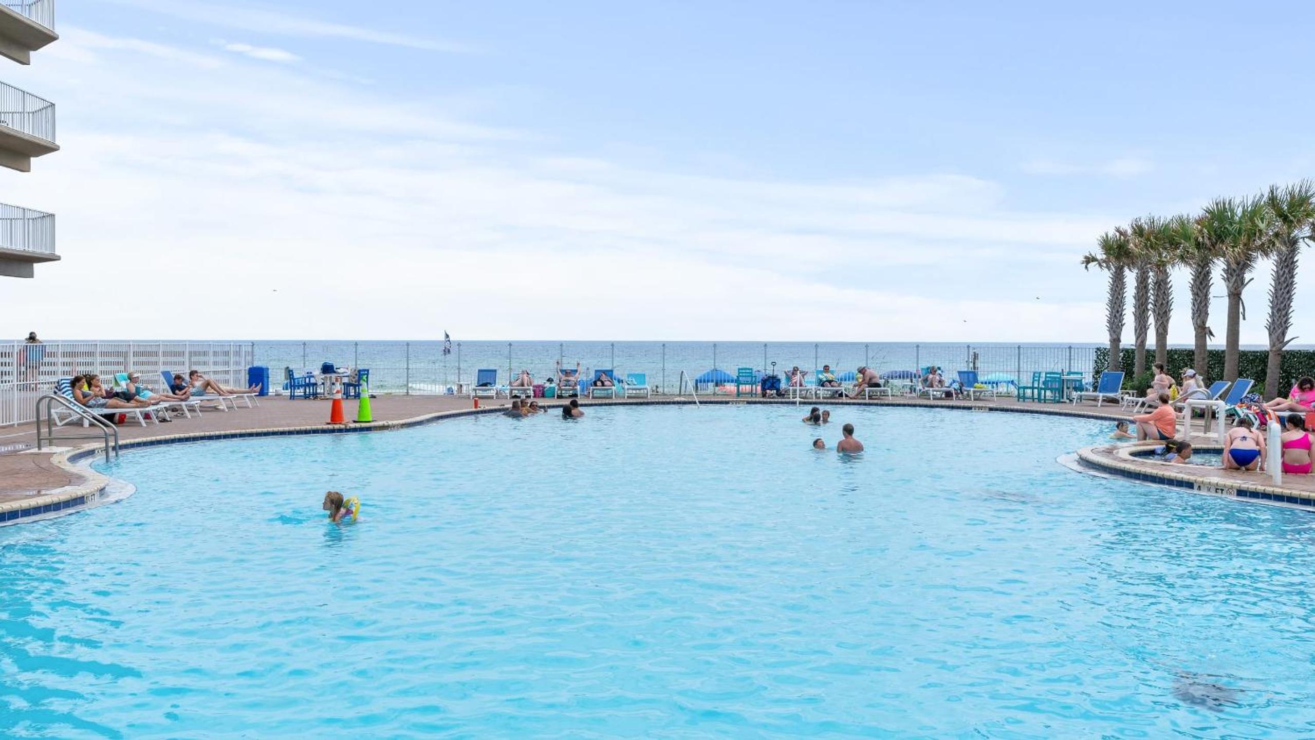 Gulf-Front PCB Condo w Balcony Resort Amenities Game Room Pools Beach Gear Tortuga 1301 by AvantStay