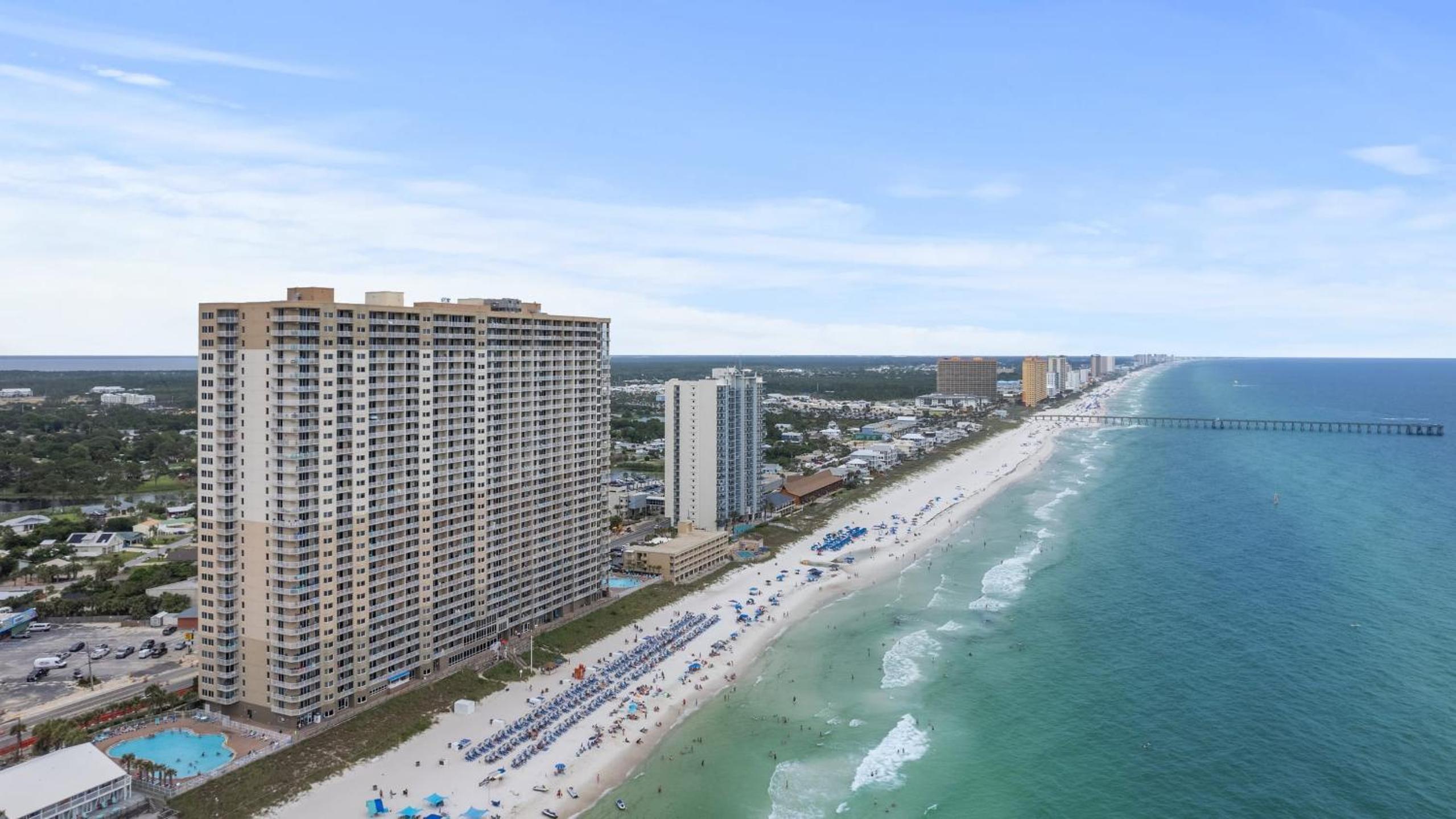 Gulf-Front PCB Condo w Balcony Resort Amenities Game Room Pools Beach Gear Tortuga 1301 by AvantStay