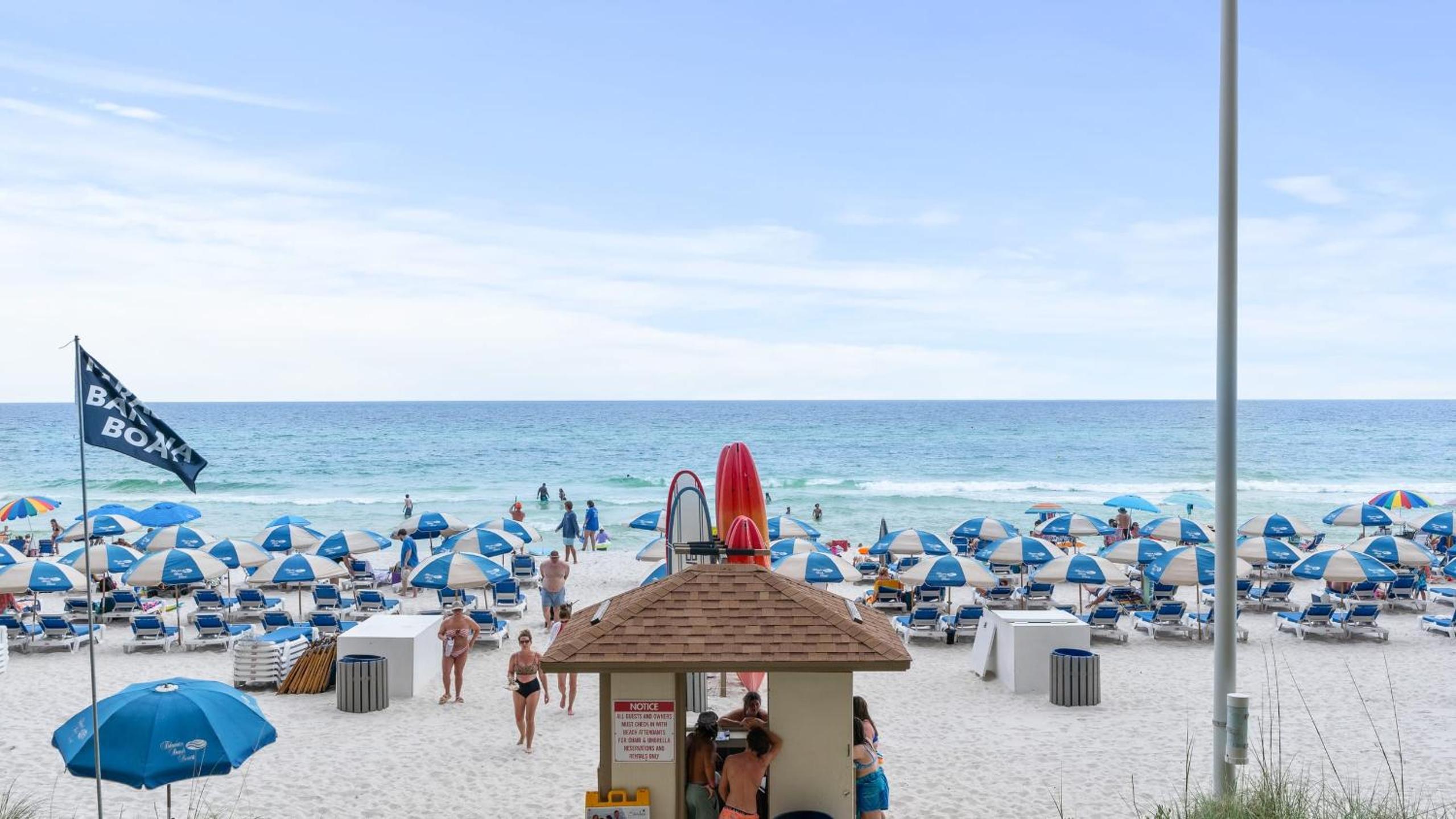 Gulf-Front PCB Condo w Balcony Resort Amenities Game Room Pools Beach Gear Tortuga 1301 by AvantStay