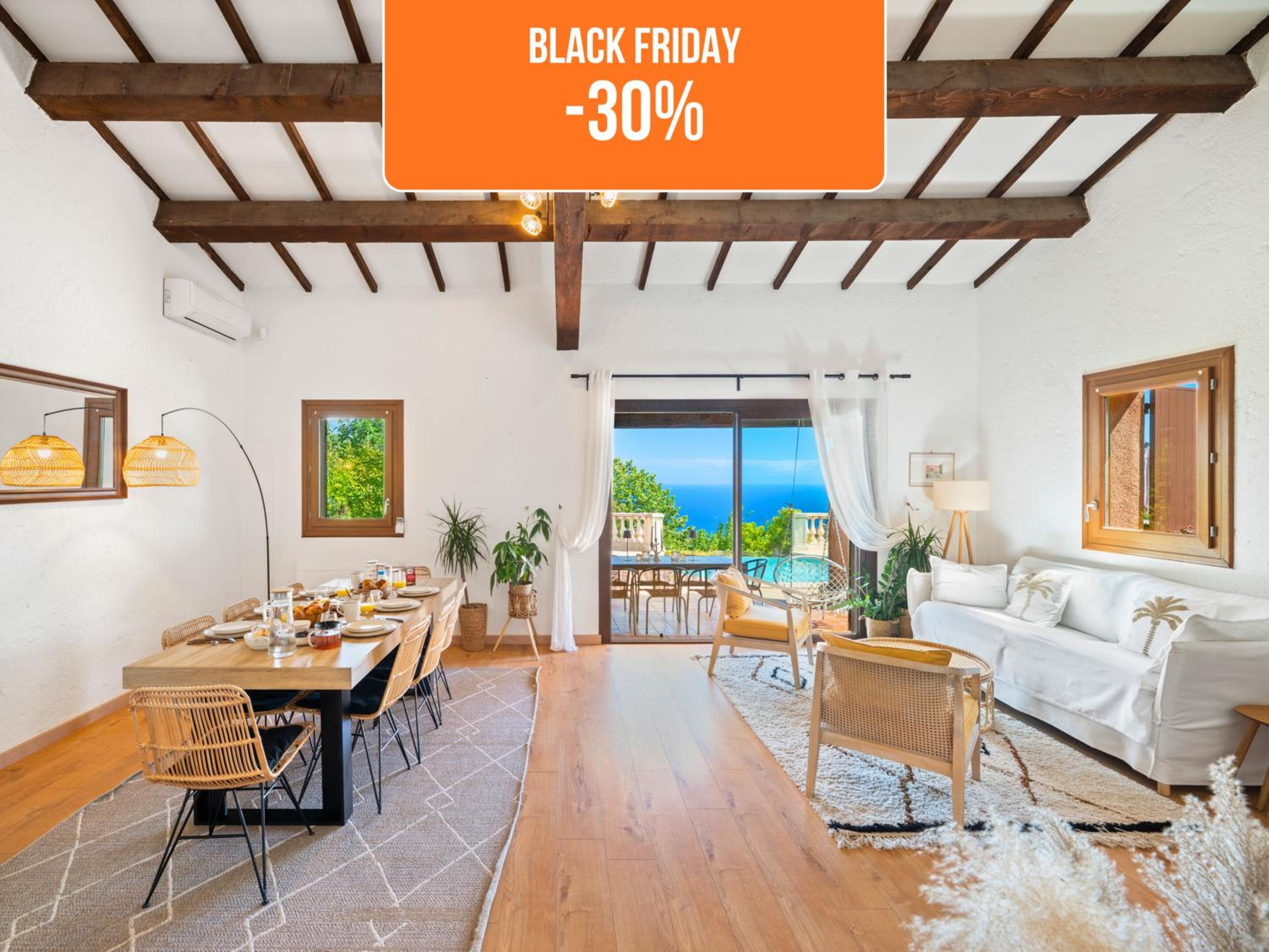 MONTE-CARLO MASTERS - Villa Horizon - 5min from Monaco - A bird's-eye view of Monaco and Mediterranean - Ideal Groups & Families - Parking - Private Garden