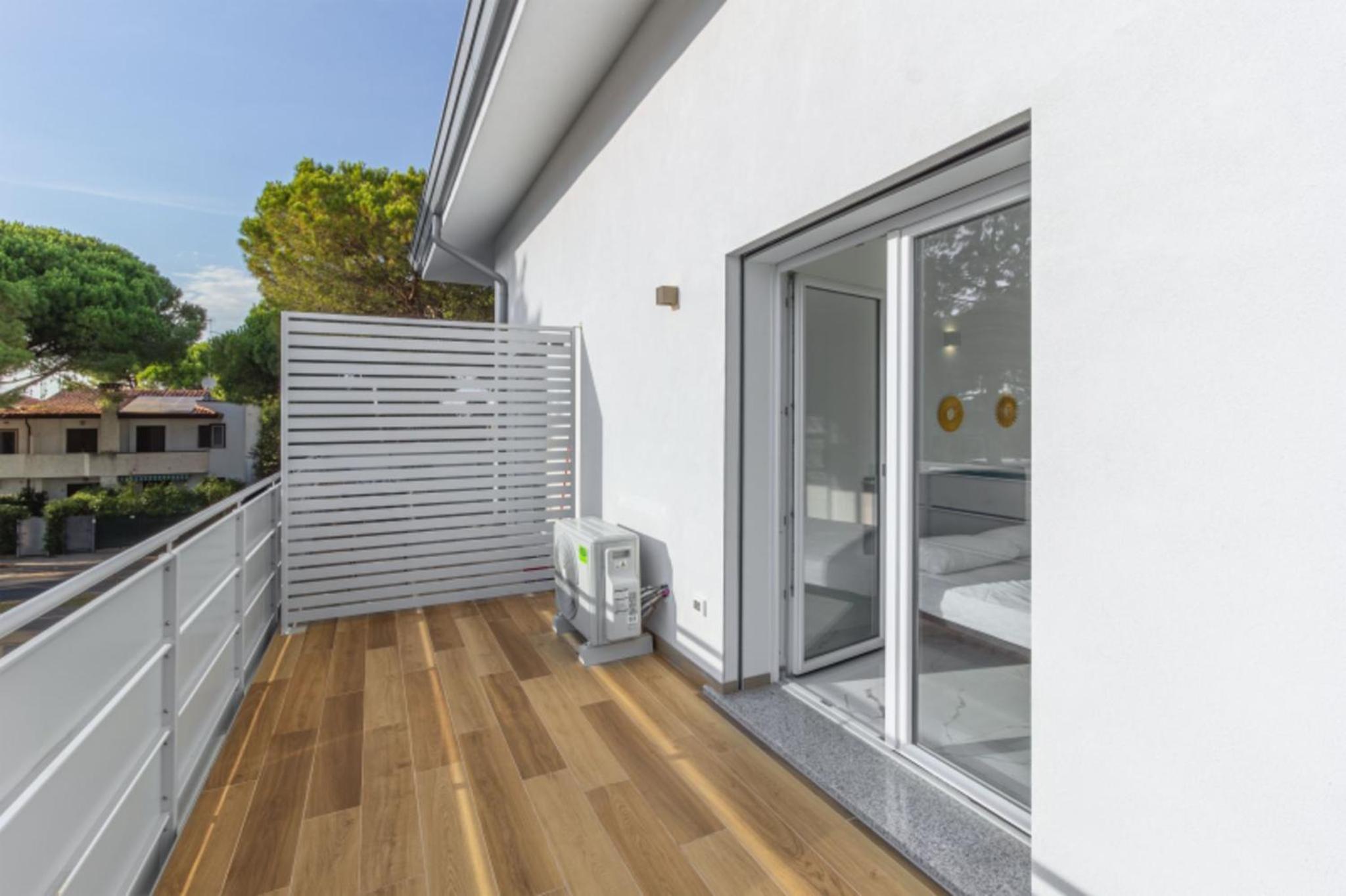 Modern flat with shared pool