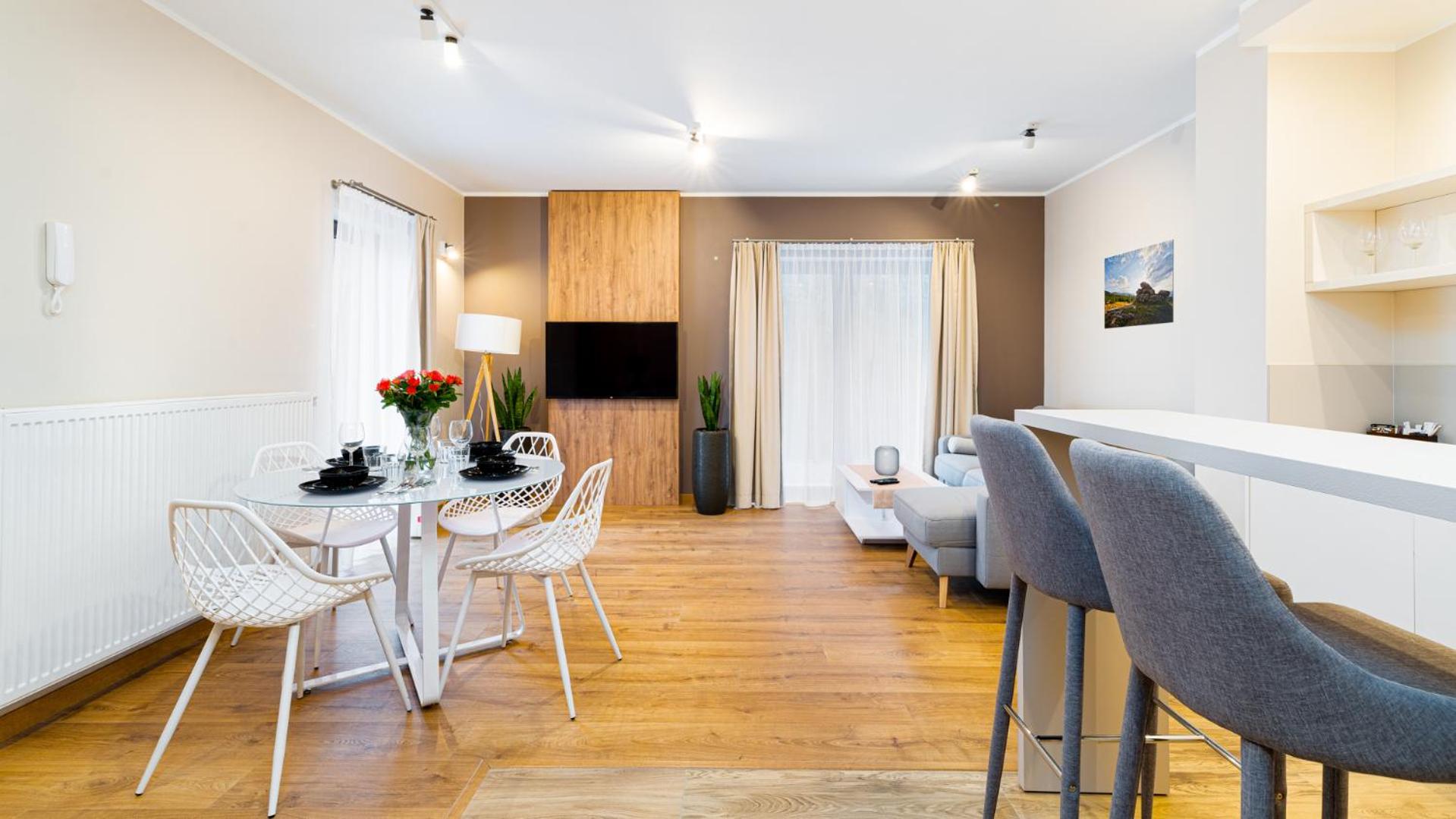 Wonder Home - apartamenty z tarasami lub balkonami, blisko kompleksu narciarskiego Ski Arena i Kościoła Wang