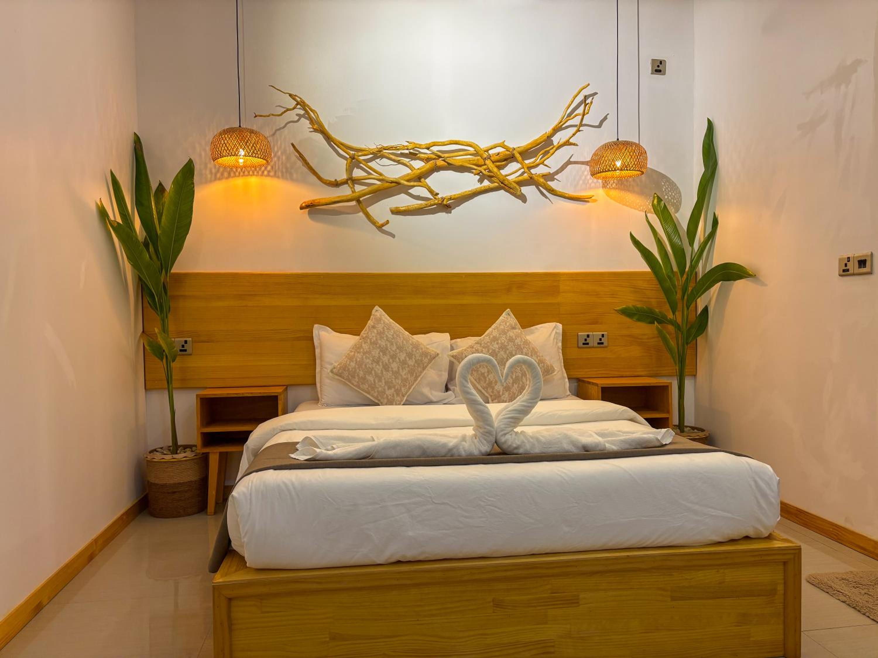 Eco Palm Mathiveri - Guest House with Complimentary Shared Kitchen & Laundry