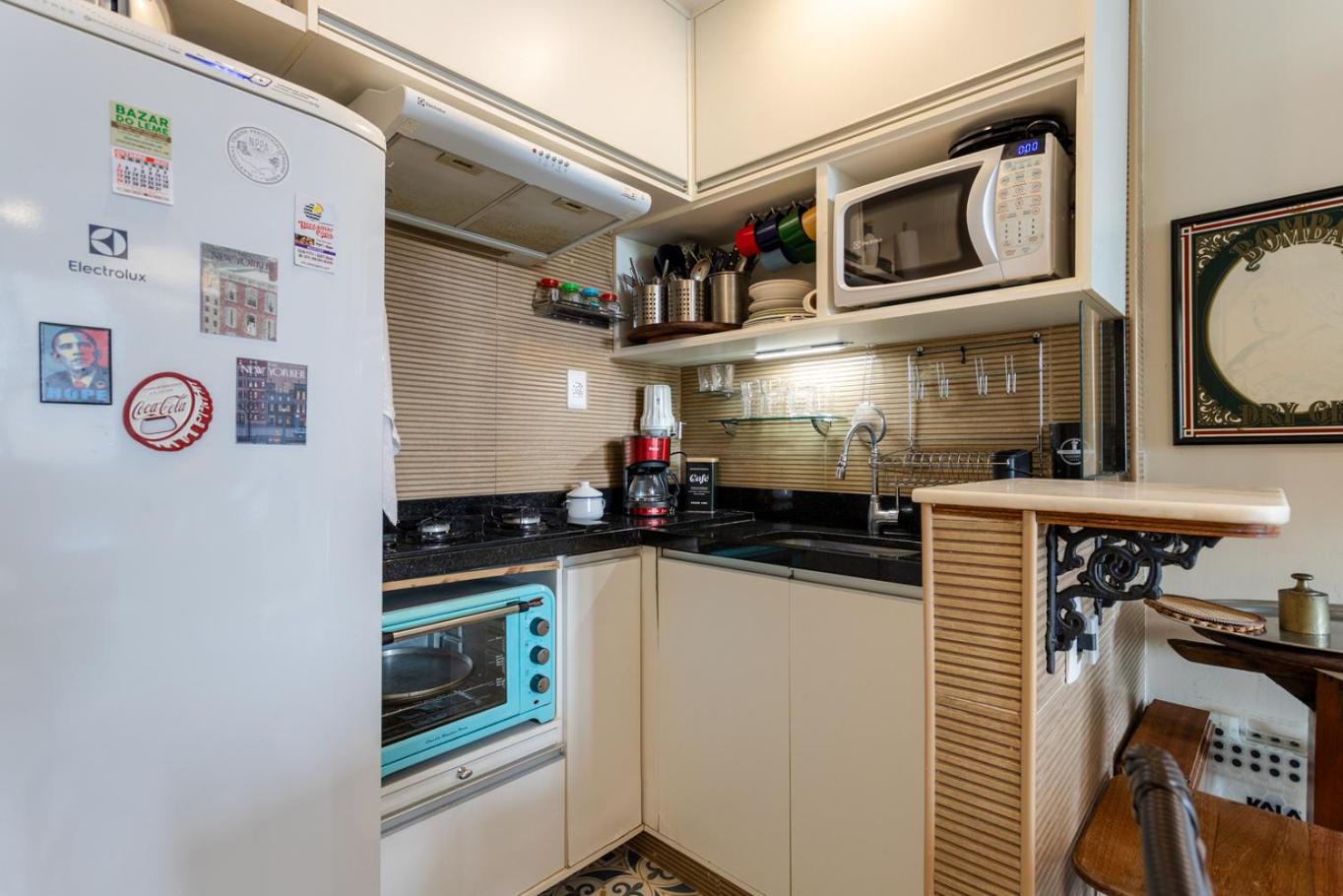 Loft com Ar Condicionado e Wi-fi a 140m da Praia