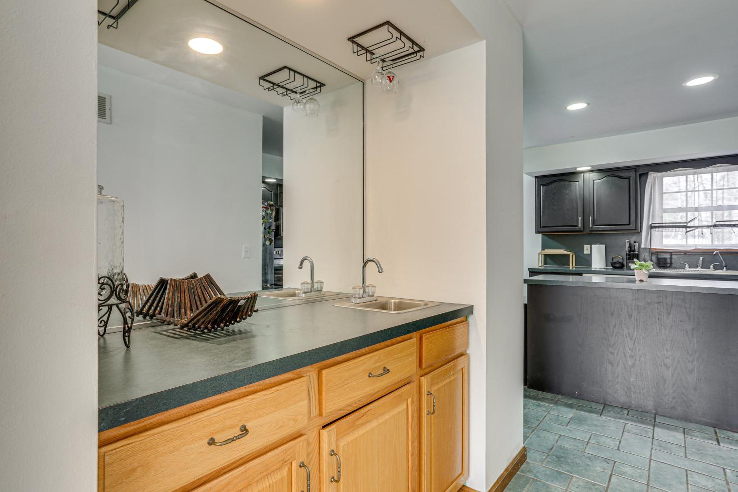 Hike, Ski and Game Spacious Poconos Home with Yard