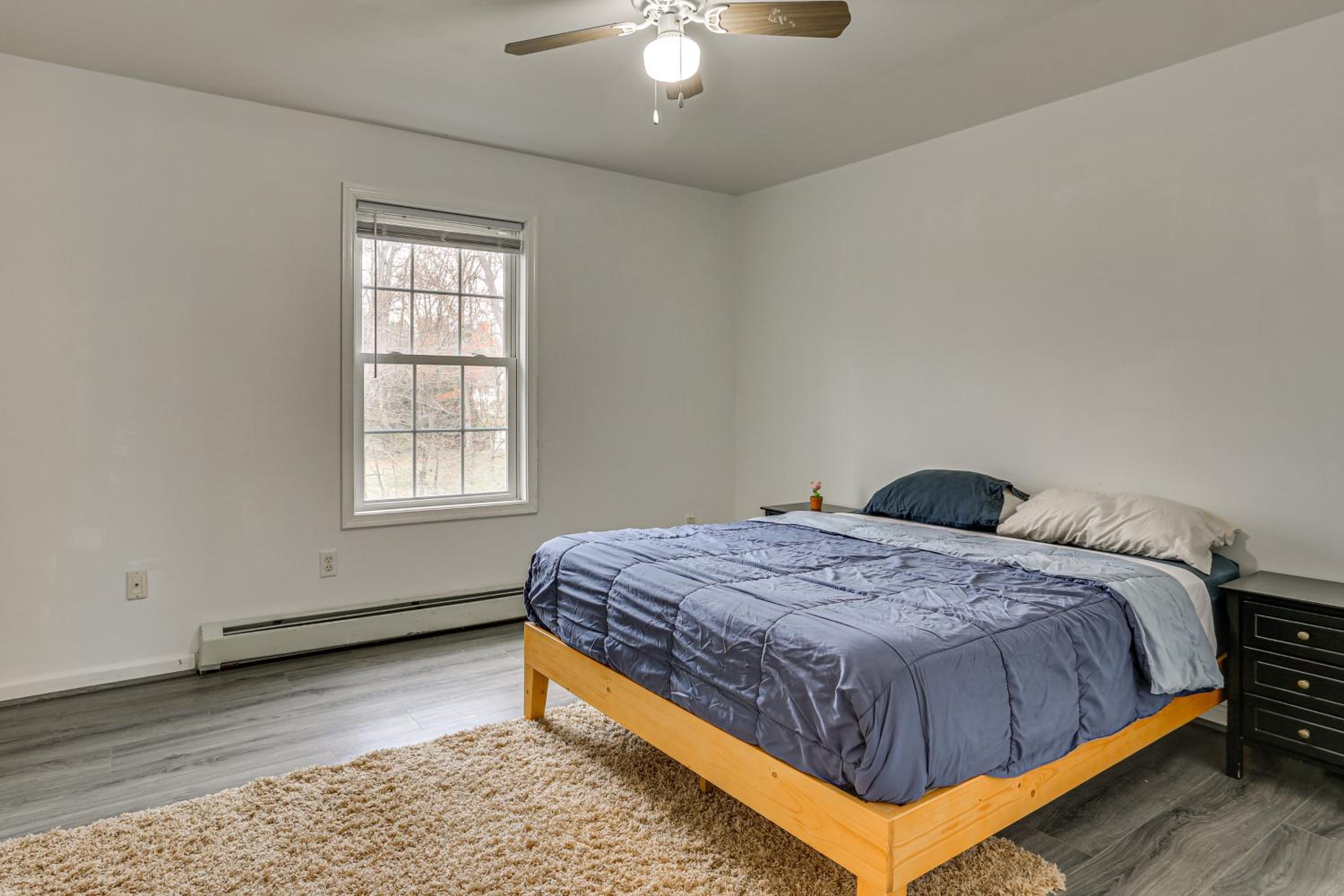 Hike, Ski and Game Spacious Poconos Home with Yard
