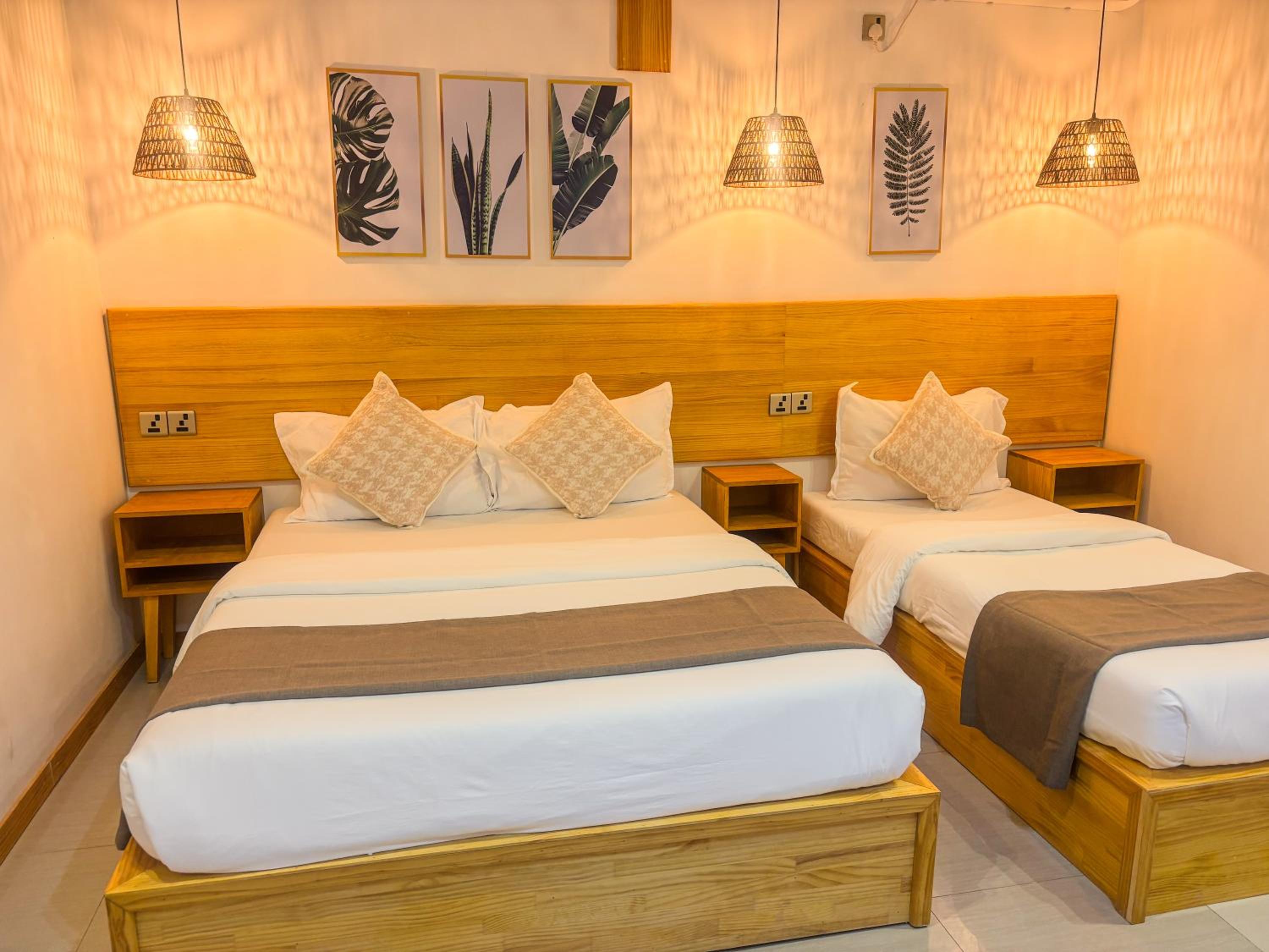 Eco Palm Mathiveri - Guest House with Complimentary Shared Kitchen & Laundry