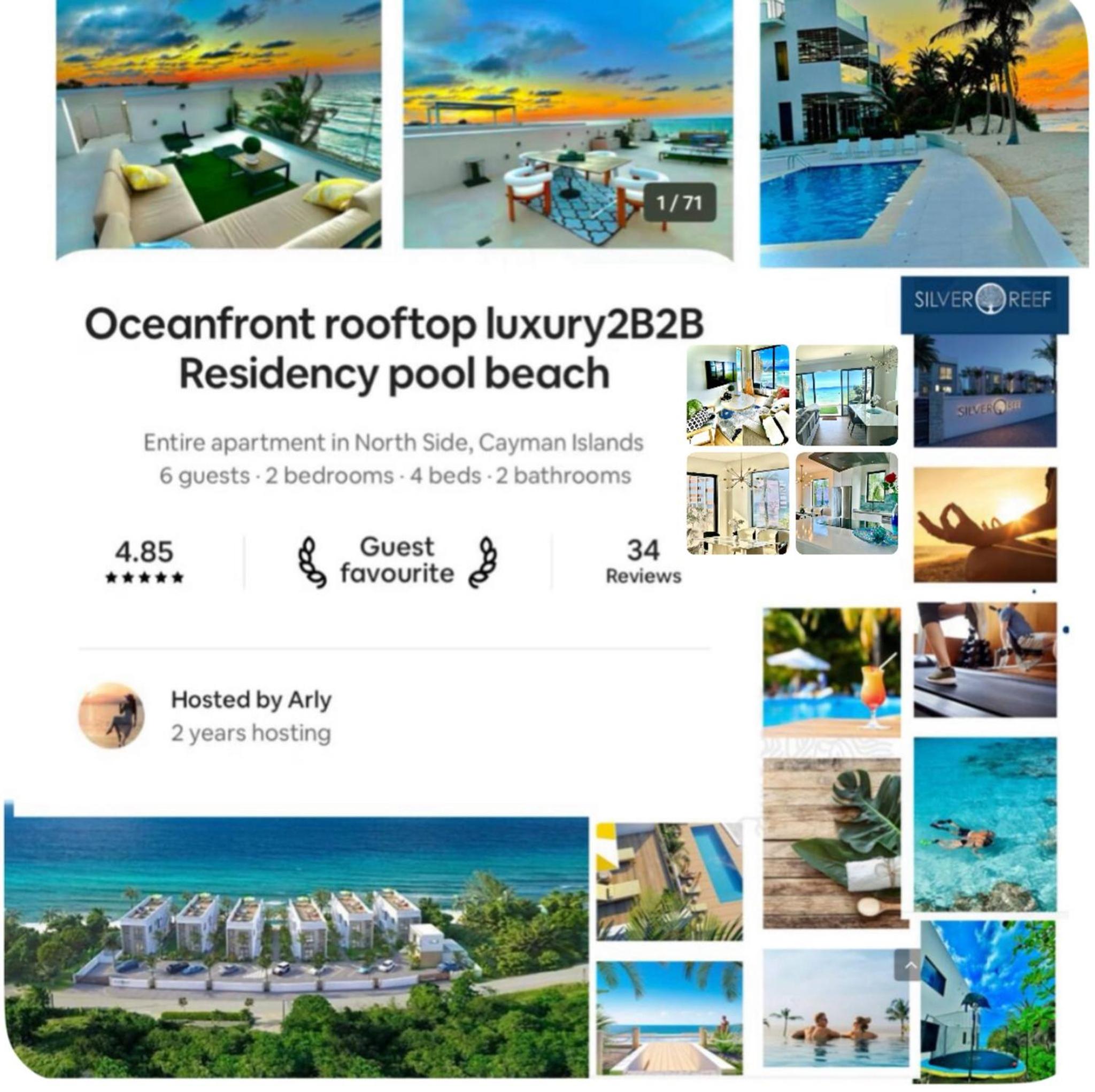 Oceanfront Residency luxury 2B2B ,1-6 person ,terrasse, beach access garden pool