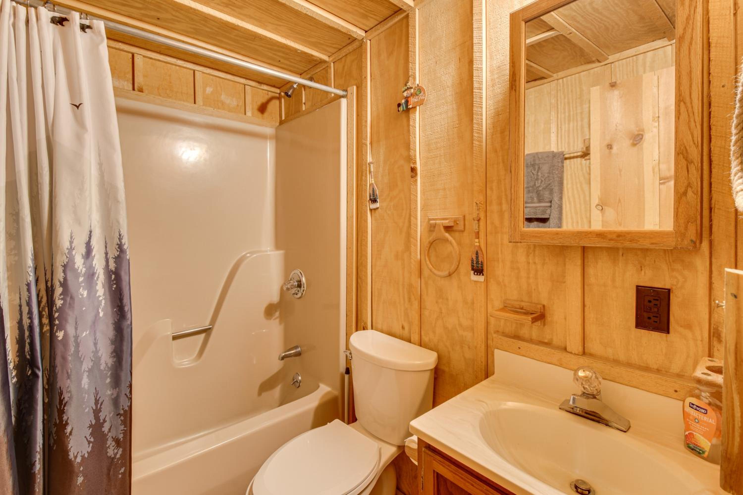 Hike and Fish Wooded Cabin Near Downtown Helen