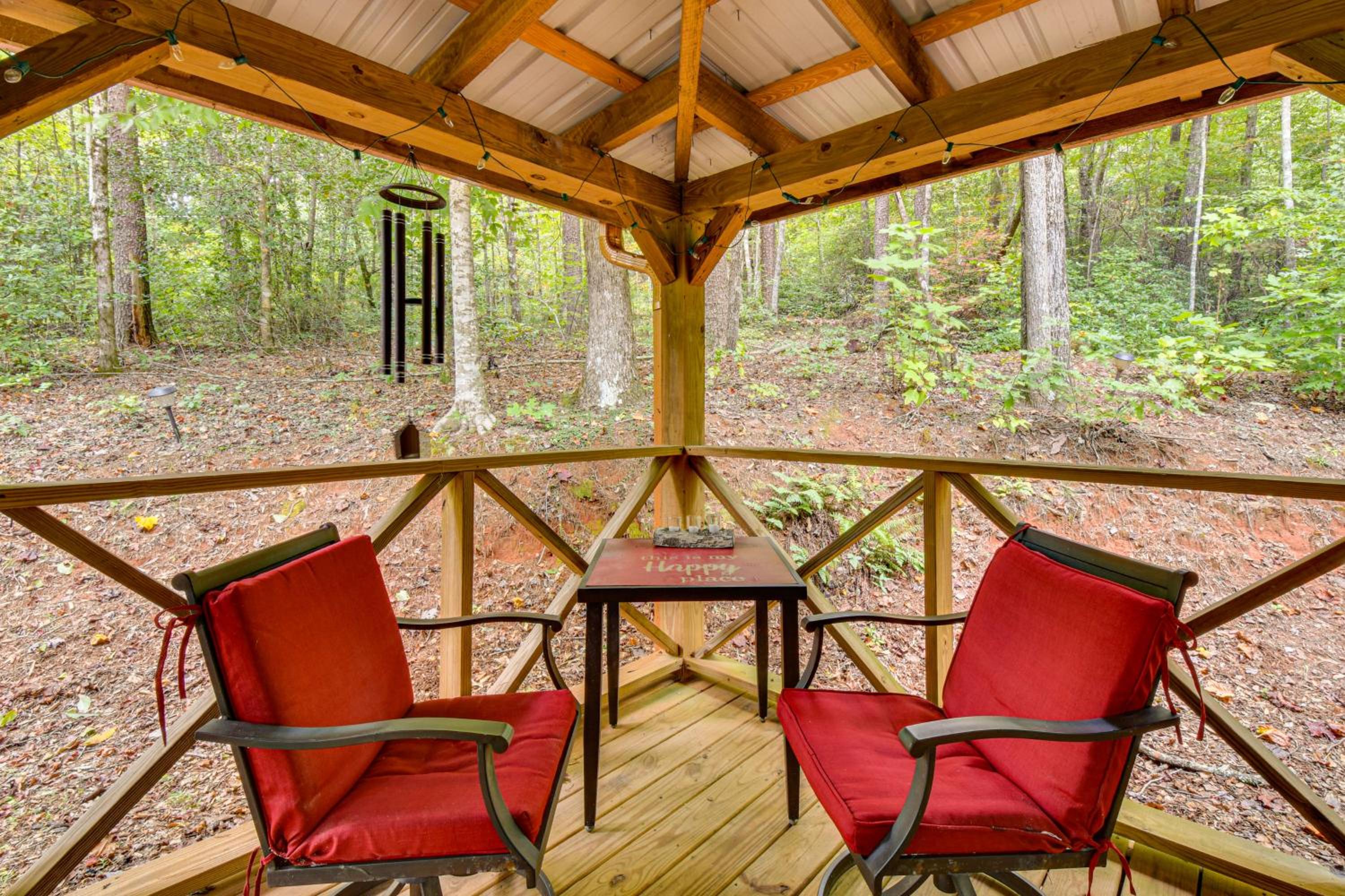 Hike and Fish Wooded Cabin Near Downtown Helen