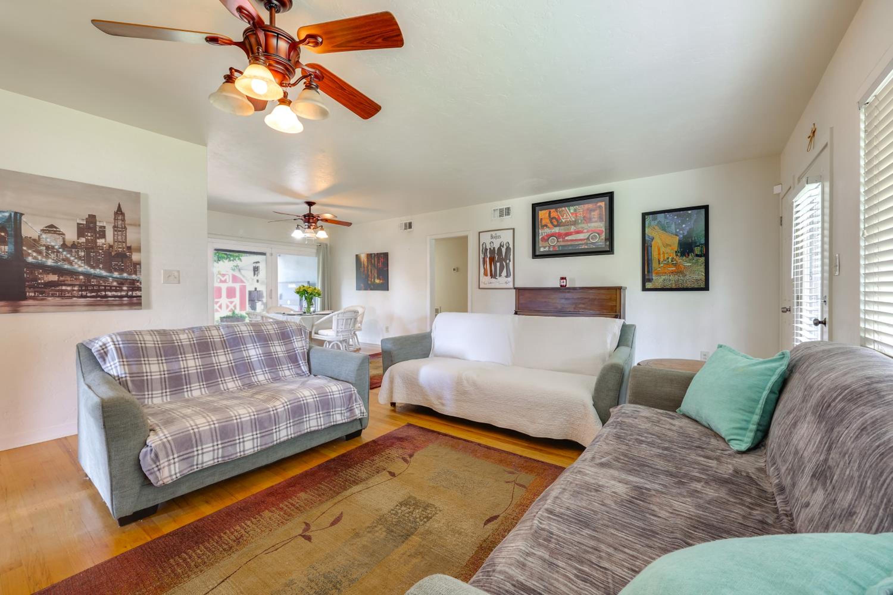 Hot Tub, Patio and Outdoor Games at Visalia Home