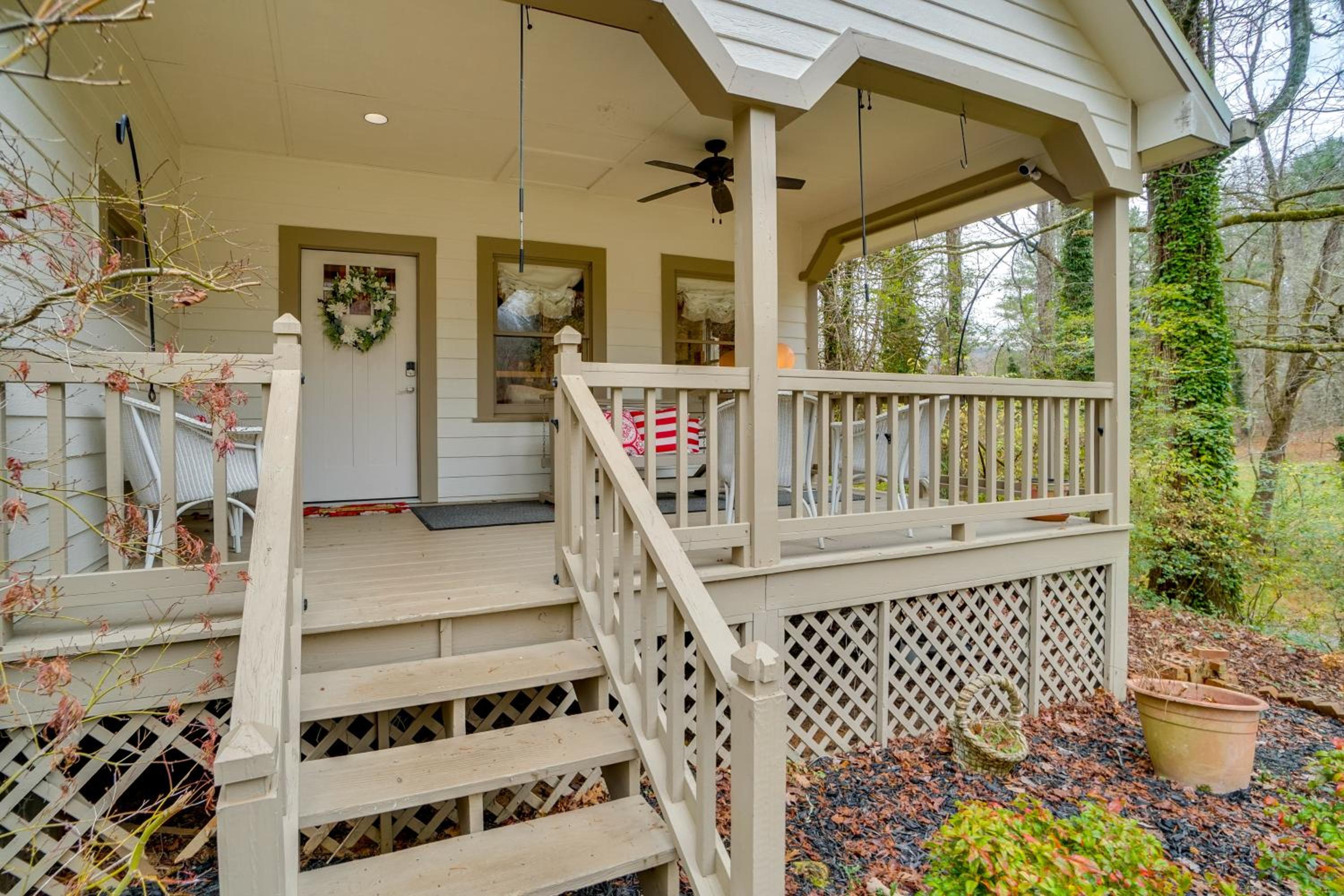 5 Forested Acres! Peaceful Retreat 4 Mi to Helen
