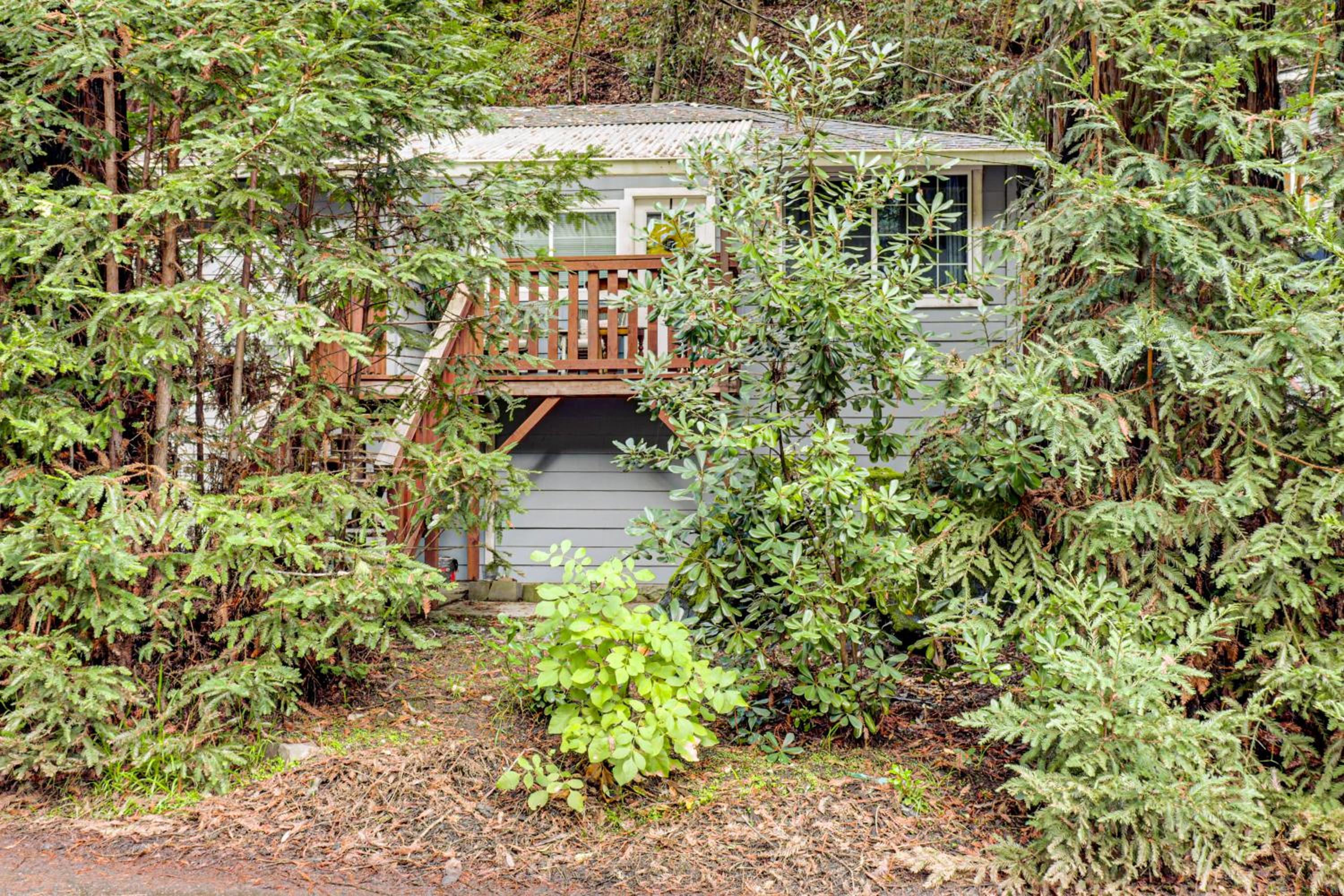 Russian River Retreat! Woodsy Guerneville Bungalow