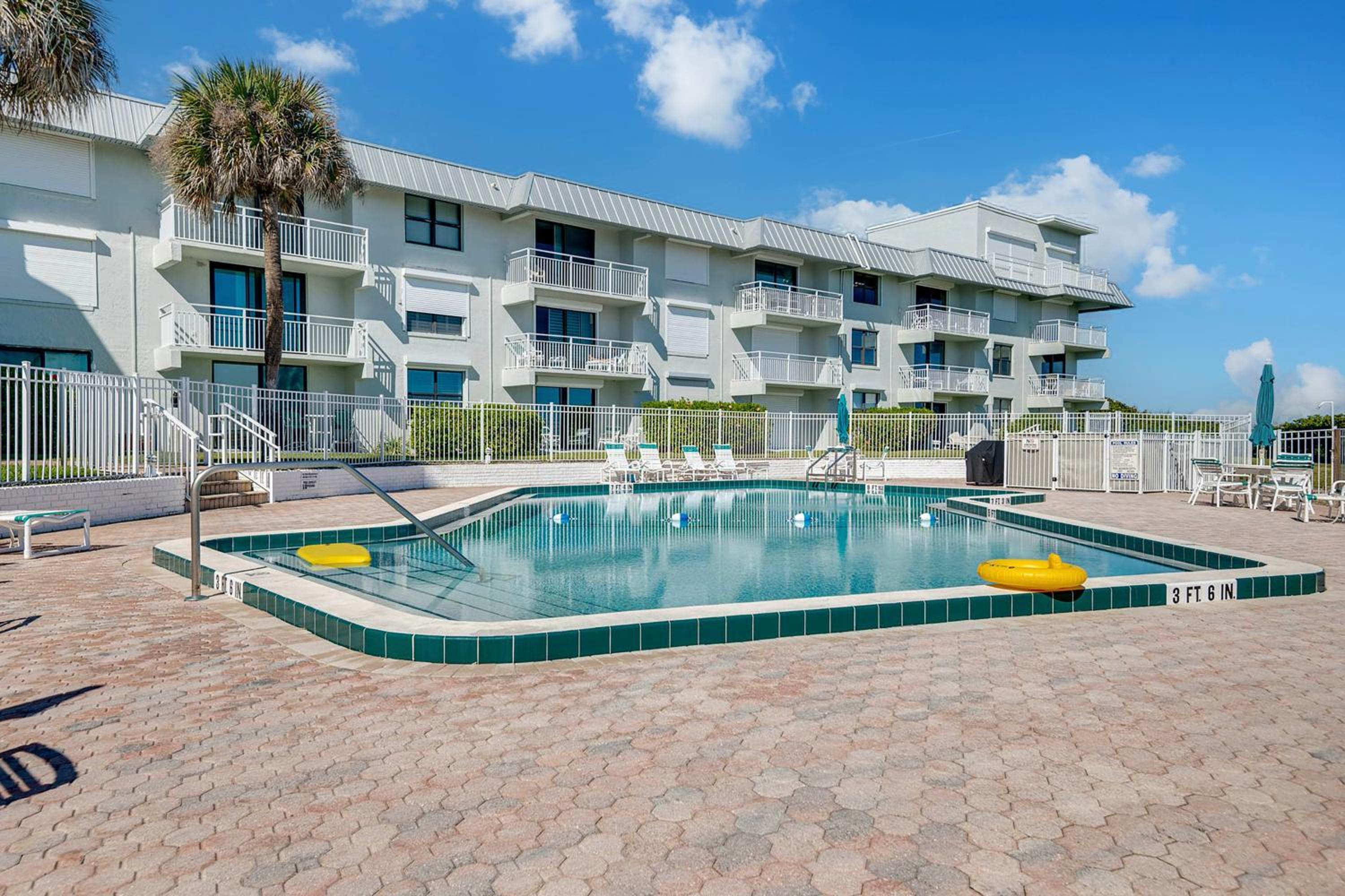 Steps to Sand Ocean-View Condo in Cocoa Beach!
