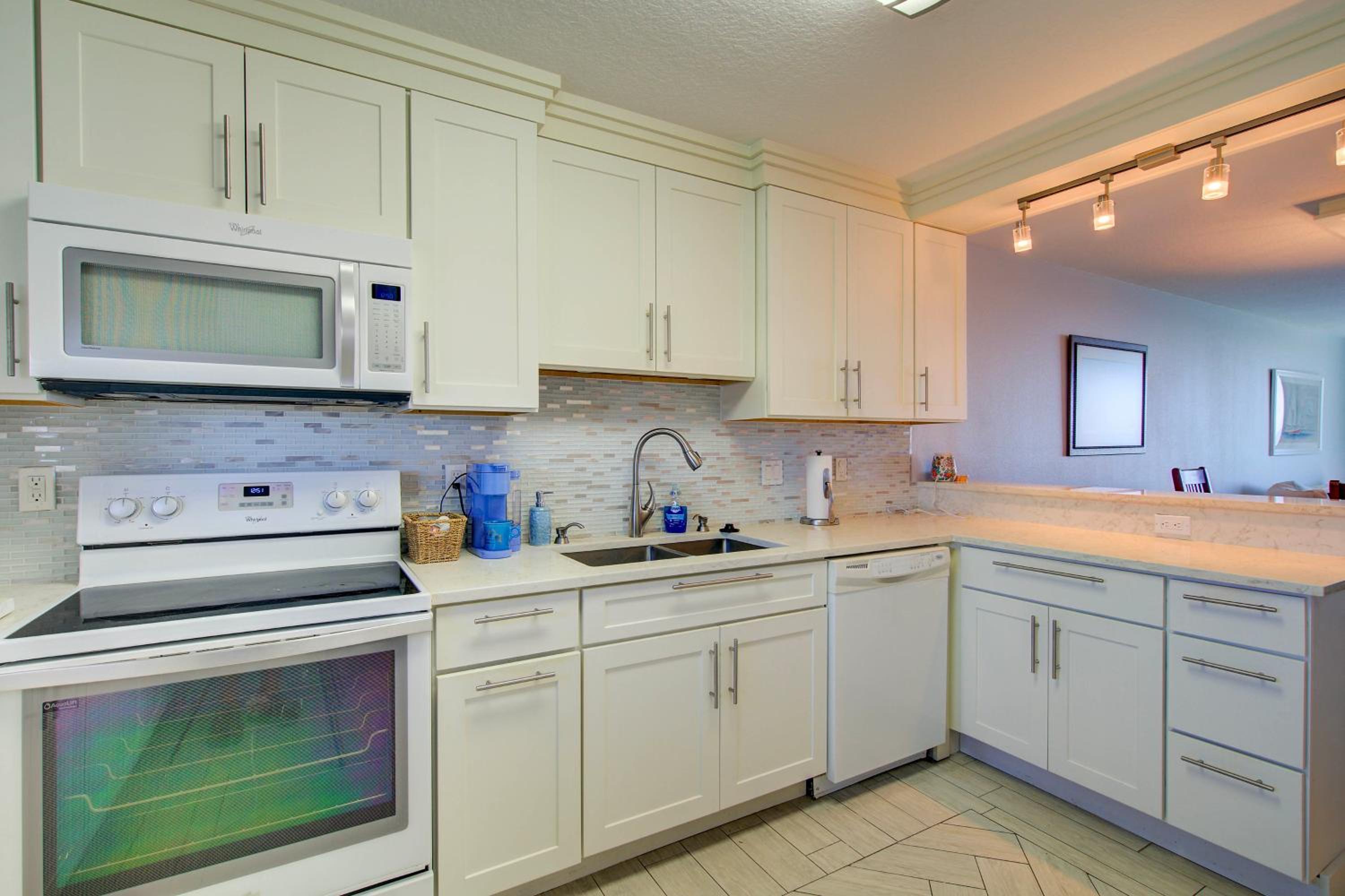Steps to Sand Ocean-View Condo in Cocoa Beach!