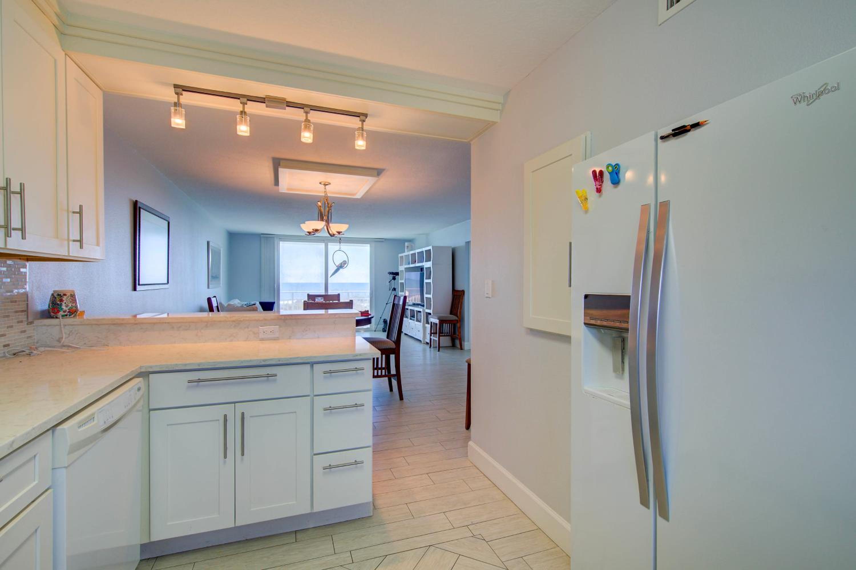 Steps to Sand Ocean-View Condo in Cocoa Beach!