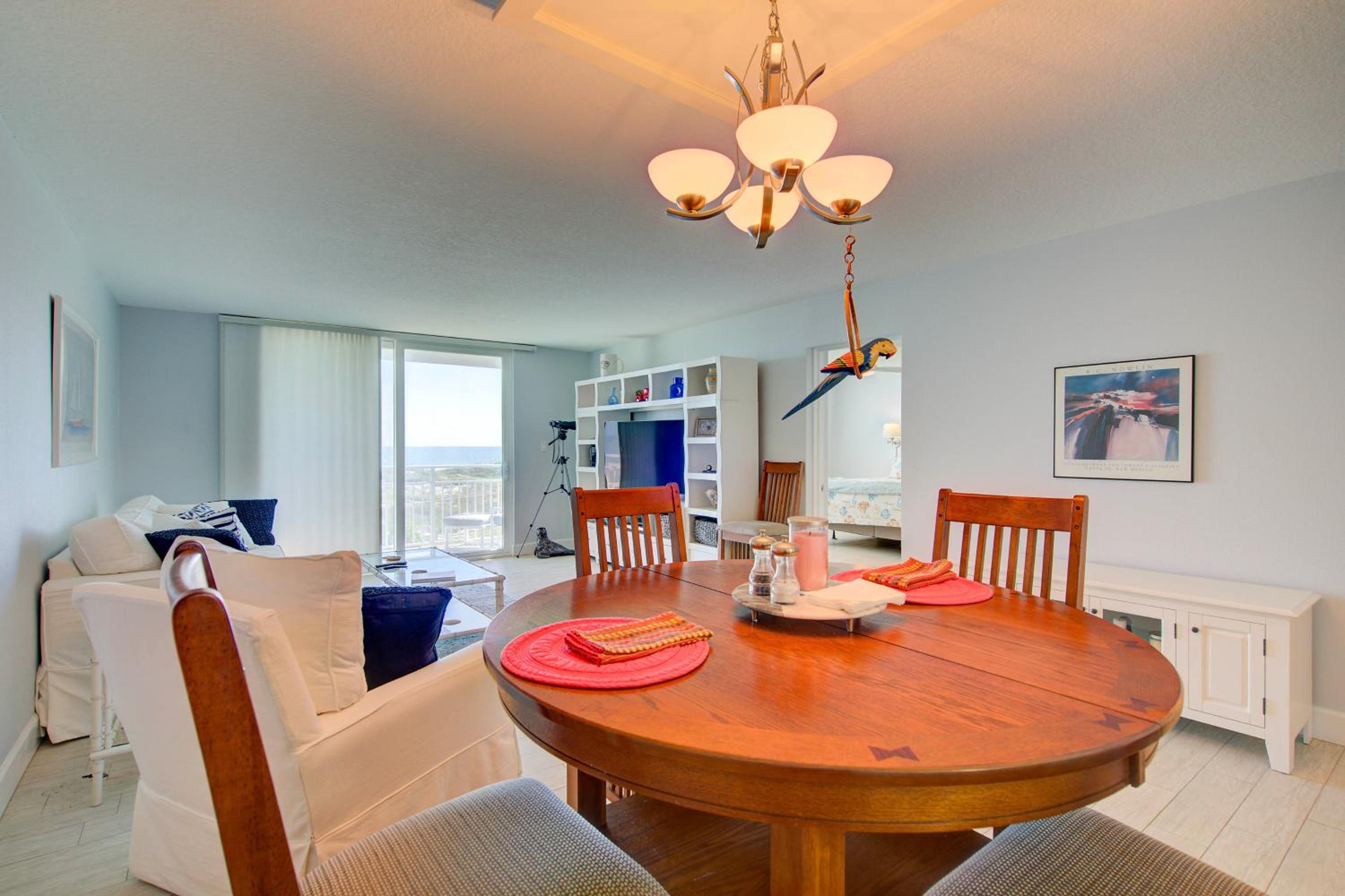 Steps to Sand Ocean-View Condo in Cocoa Beach!