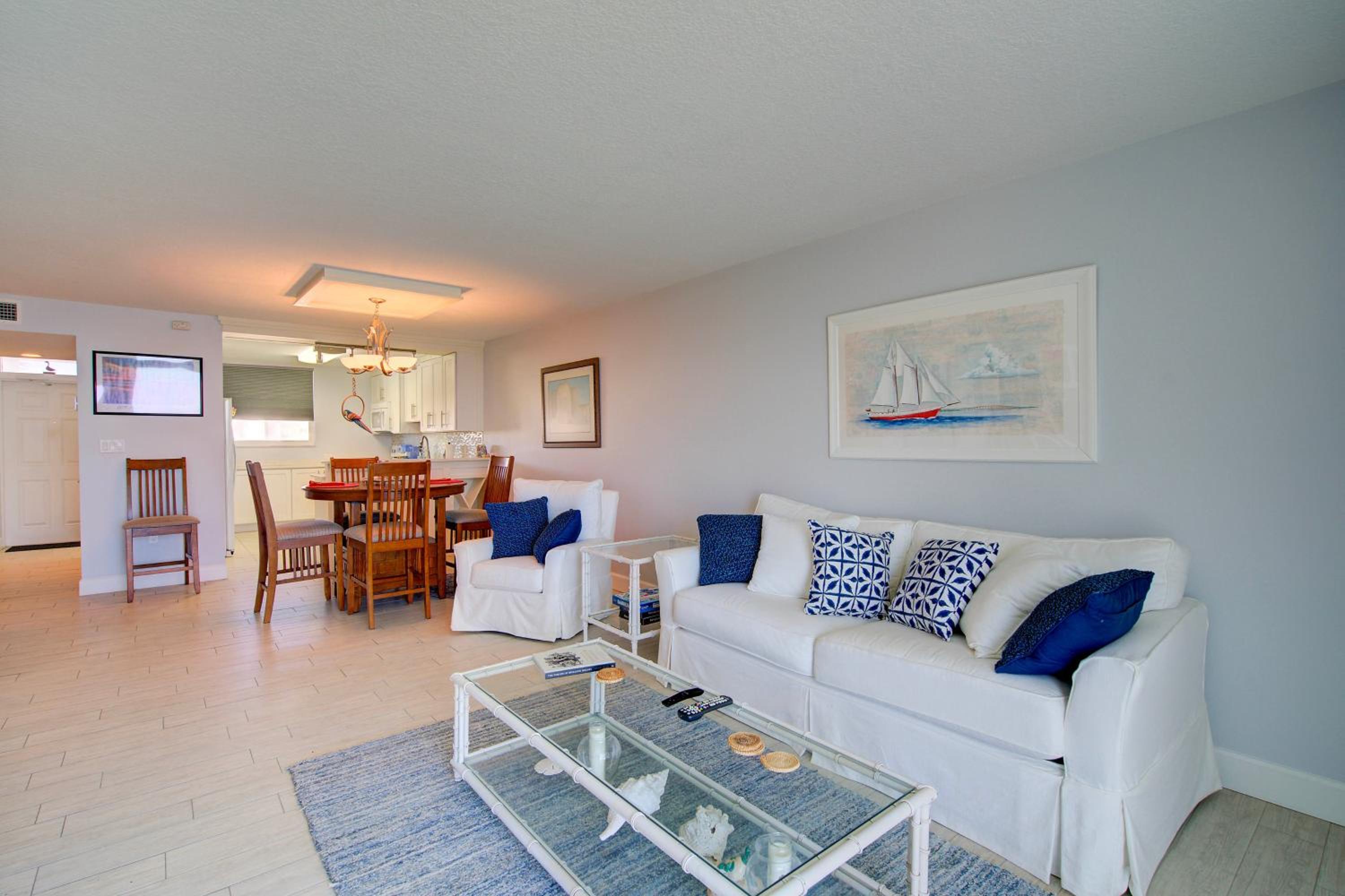 Steps to Sand Ocean-View Condo in Cocoa Beach!