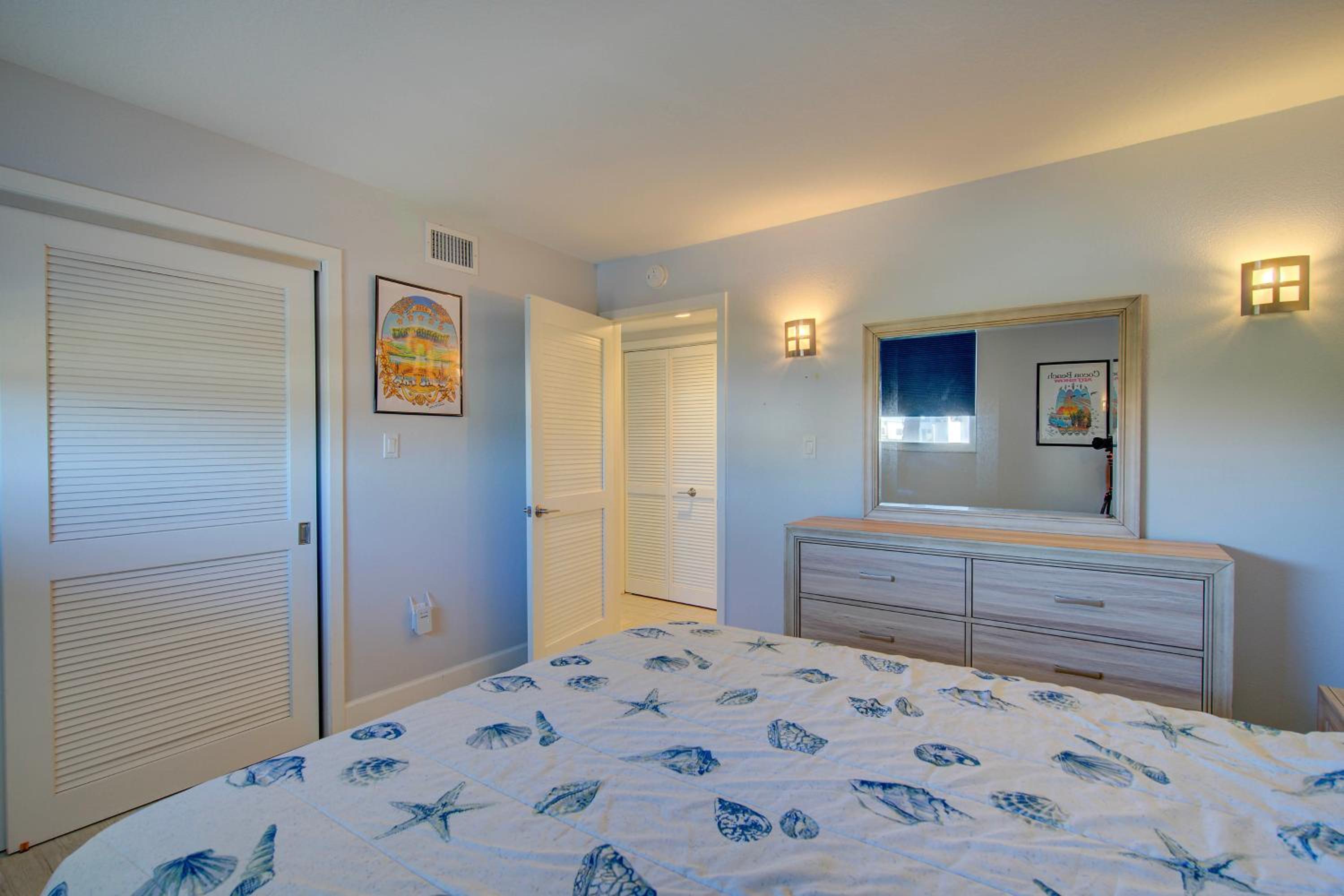 Steps to Sand Ocean-View Condo in Cocoa Beach!