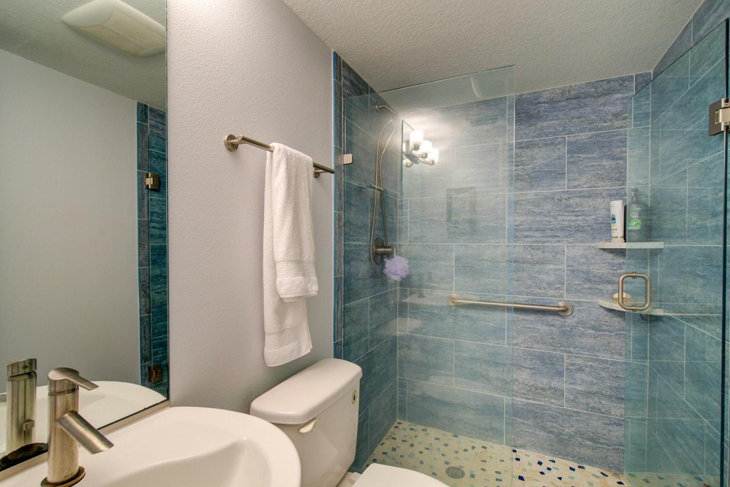 Steps to Sand Ocean-View Condo in Cocoa Beach!