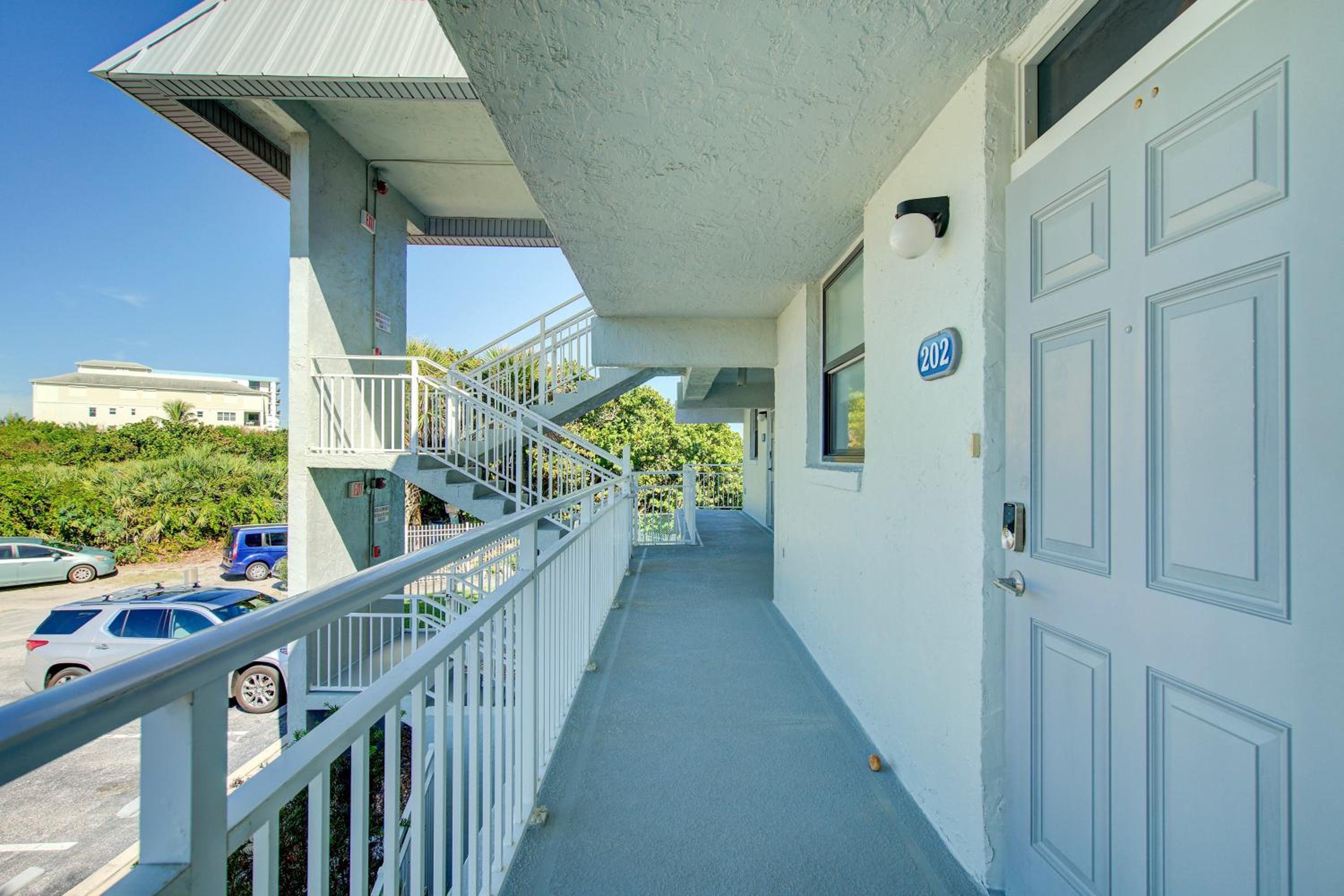 Steps to Sand Ocean-View Condo in Cocoa Beach!