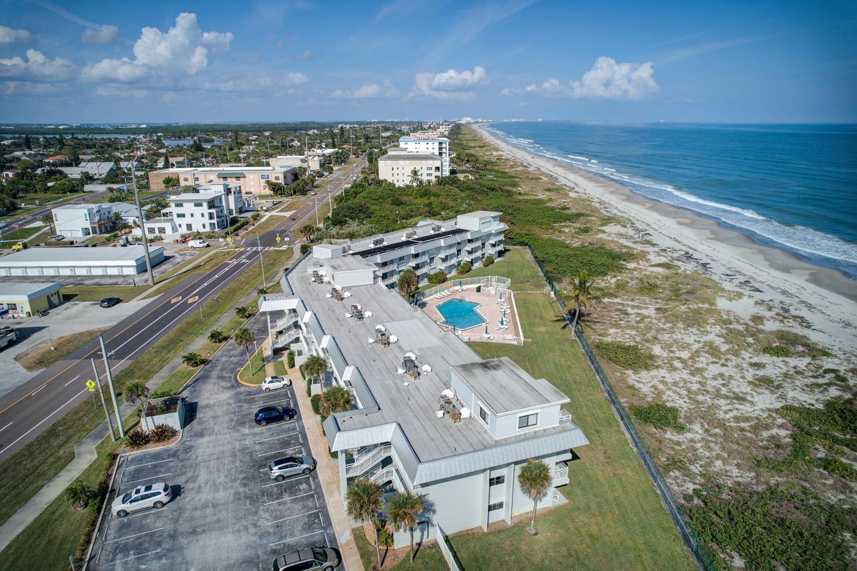 Steps to Sand Ocean-View Condo in Cocoa Beach!