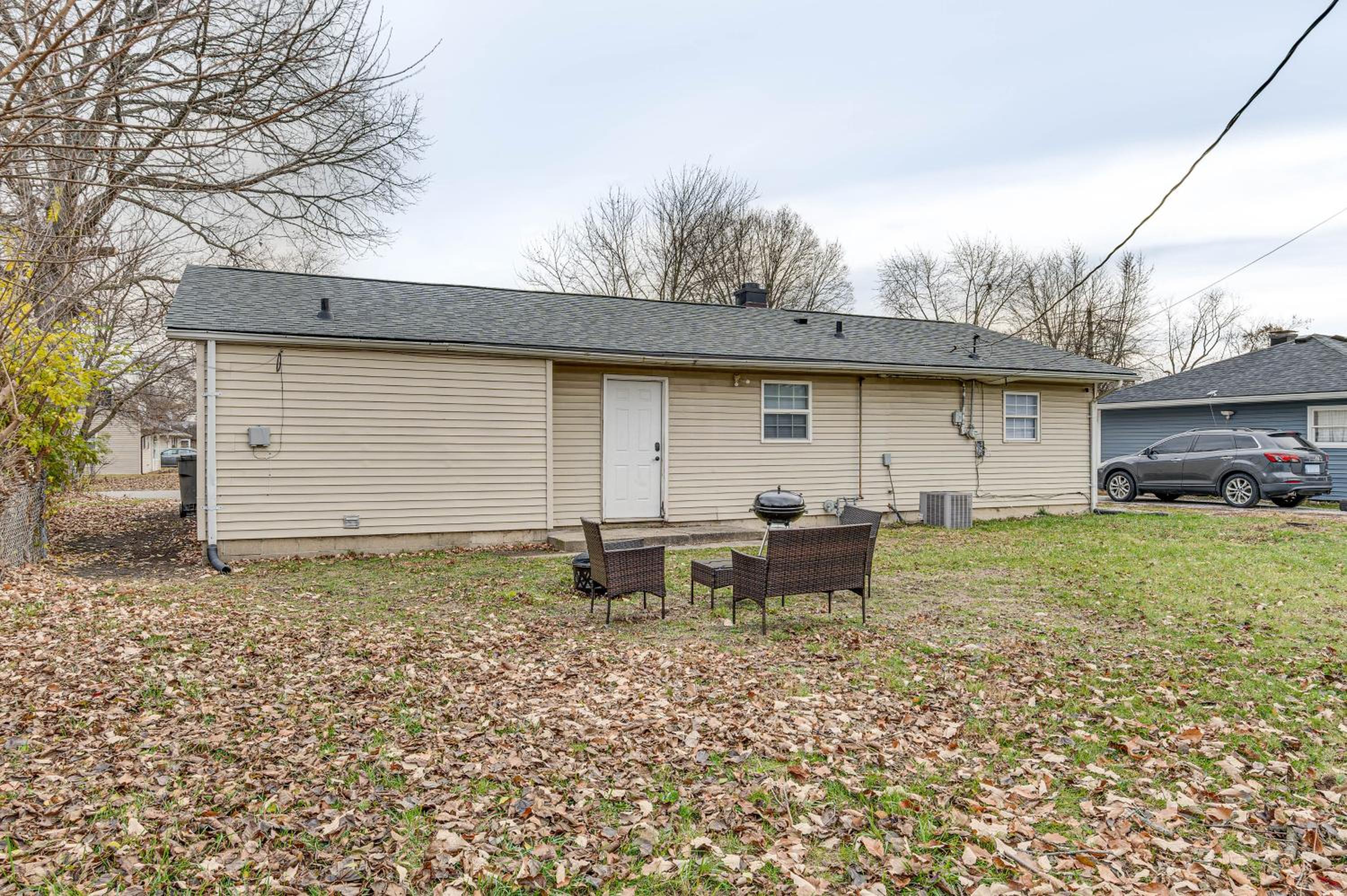 4 Mi to the Speedway Peaceful and Snug Home with Yard