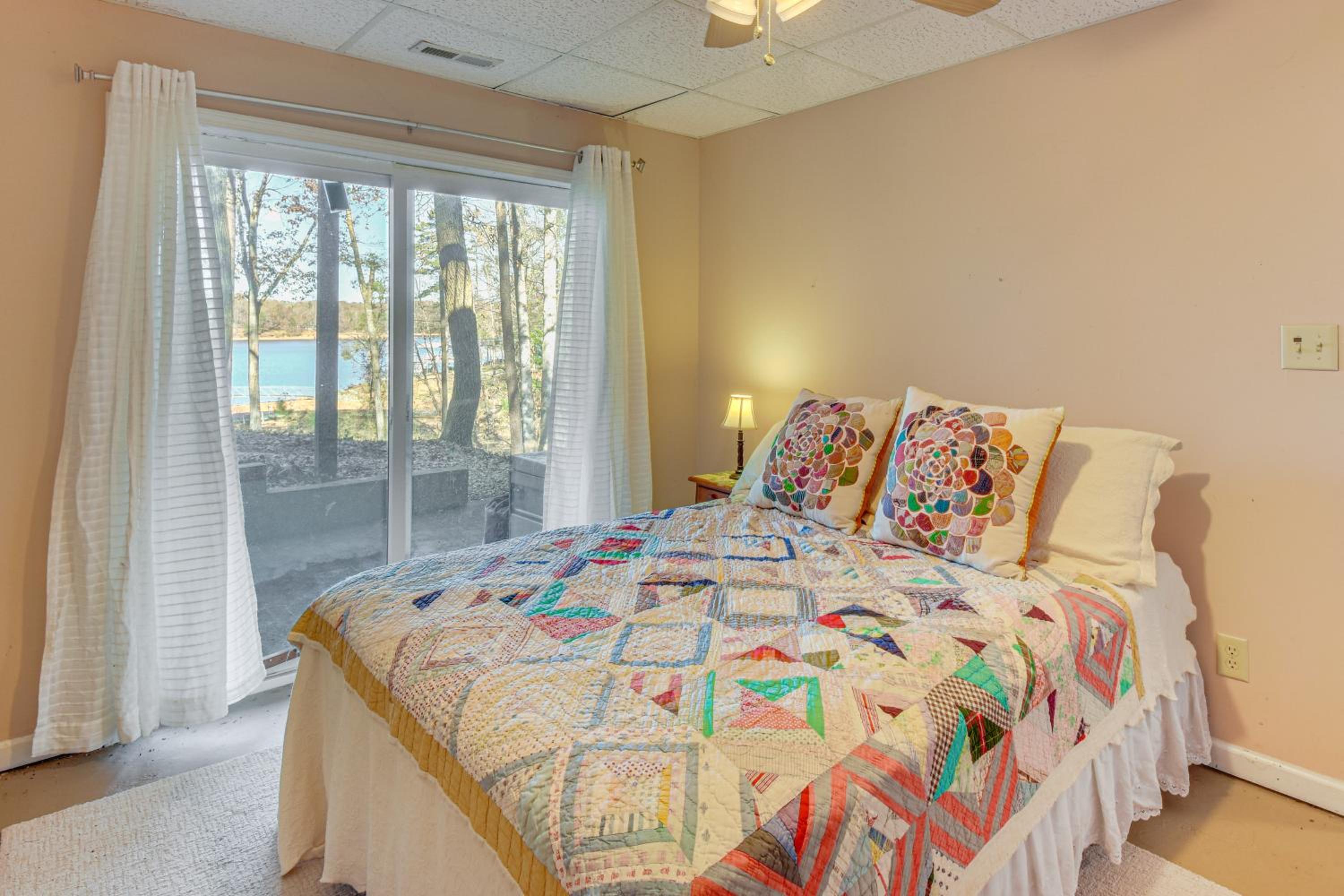 Private Lakefront Home with Views and Dock in Hartwell